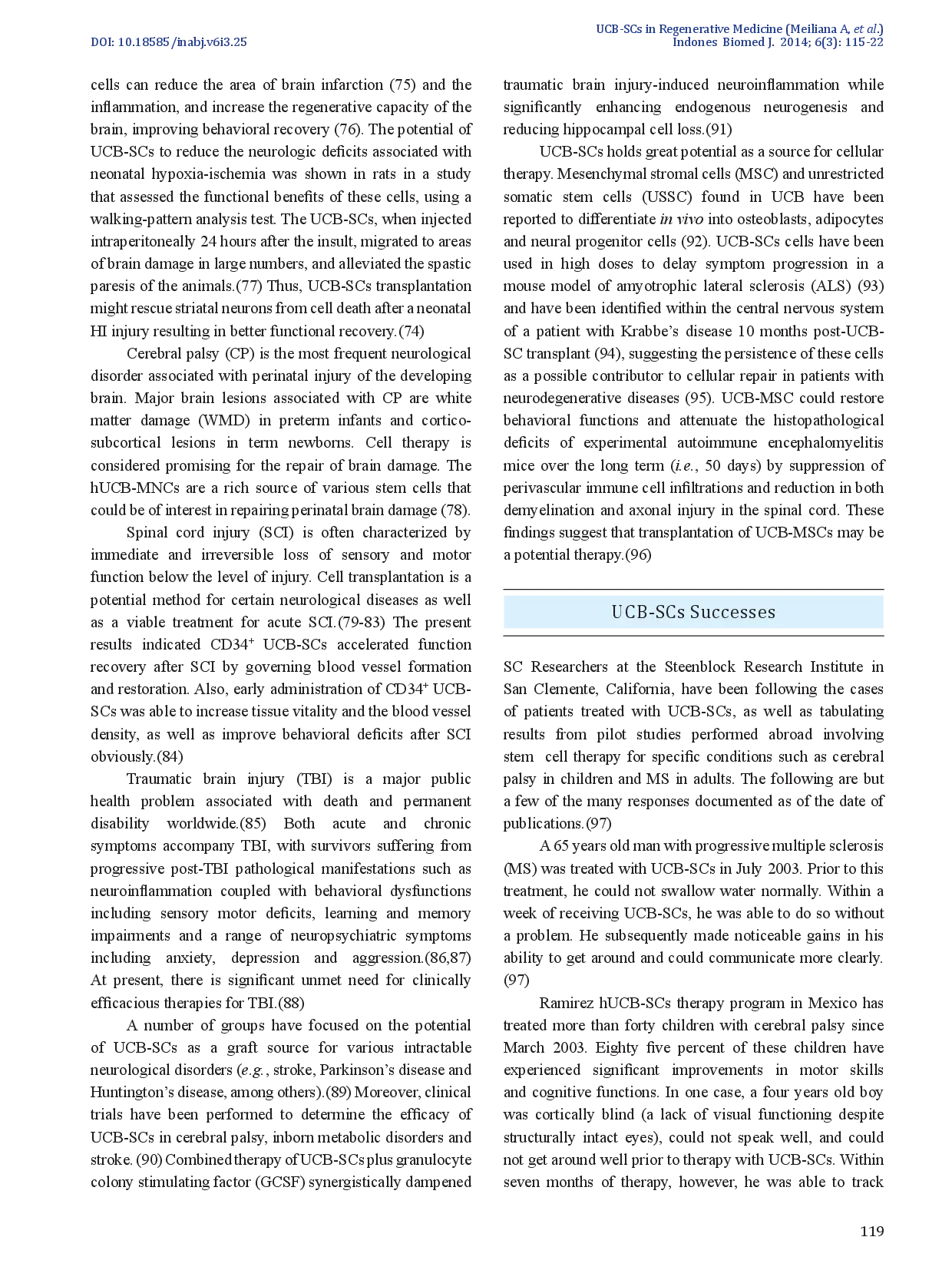 juris Application of Umbilical Cord Blood Stem Cells in Regenerative Medicine