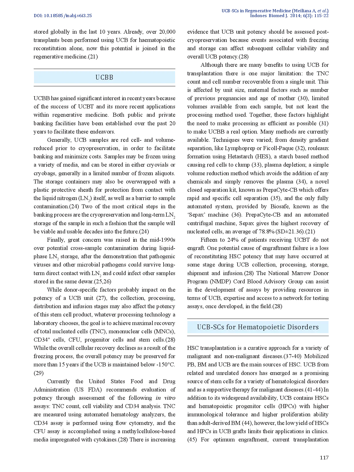 juris Application of Umbilical Cord Blood Stem Cells in Regenerative Medicine