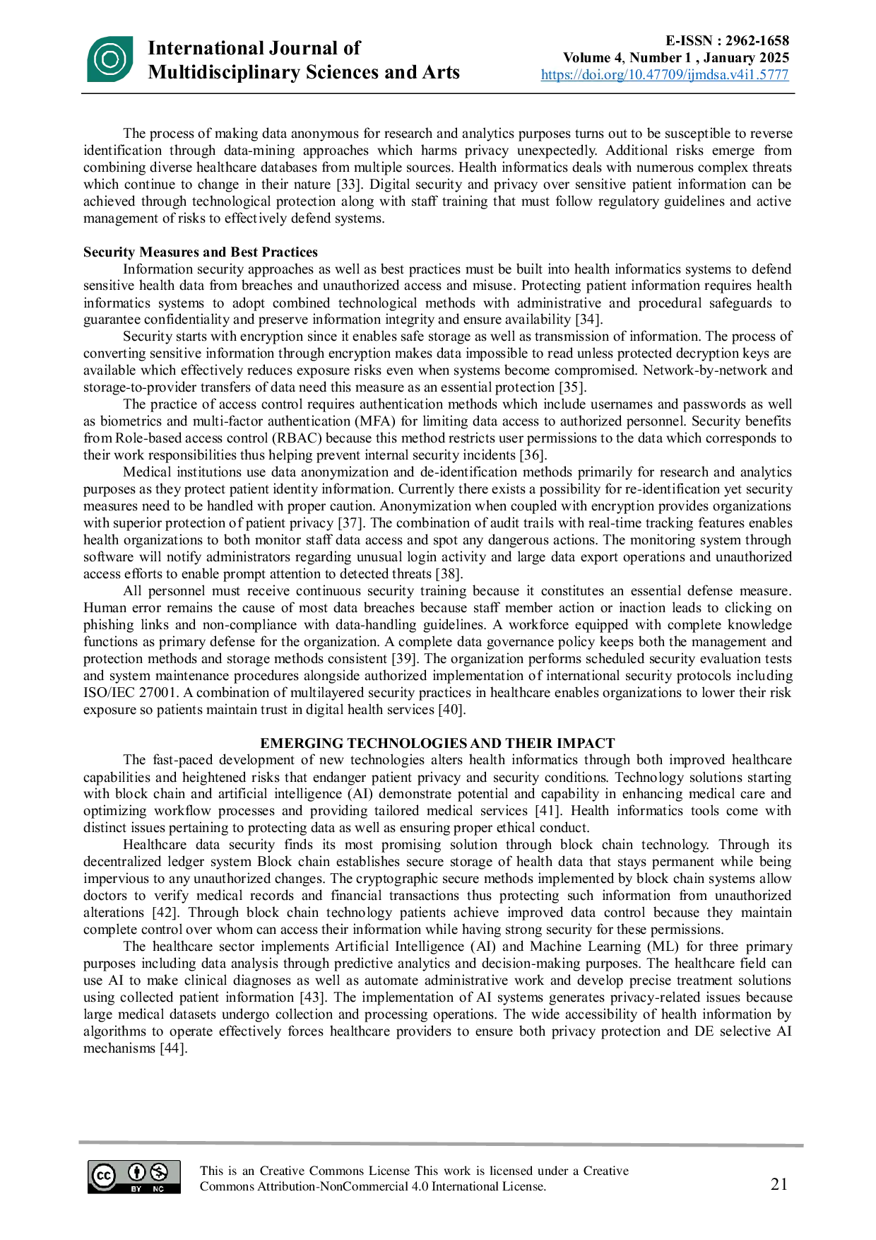 JURIS Data Privacy and Security in Health Informatics Ethical and Legal Considerations