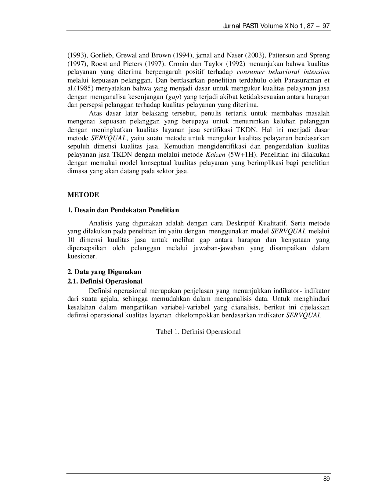 JURIS EVALUASI KUALITAS LAYANAN JASA SERTIFIKASI TINGKAT KOMPONEN DALAM NEGERI TKDN DI PT SUCOFINDO Persero