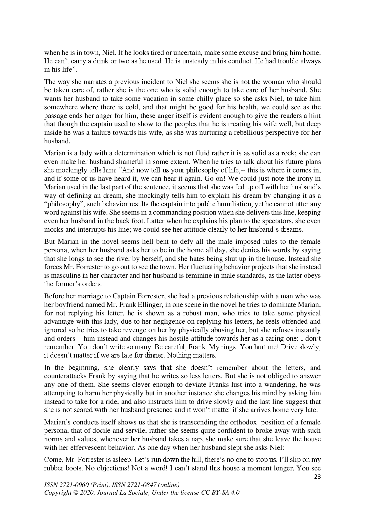 juris Dismantling the Patriarchal Hierarchy in Willa Cather s A Lost Lady