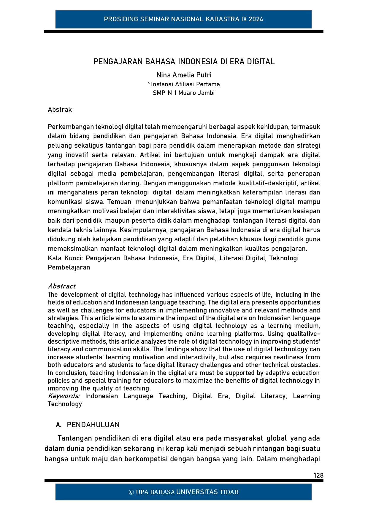 juris Pengajaran Bahasa Indonesia di Era Digital