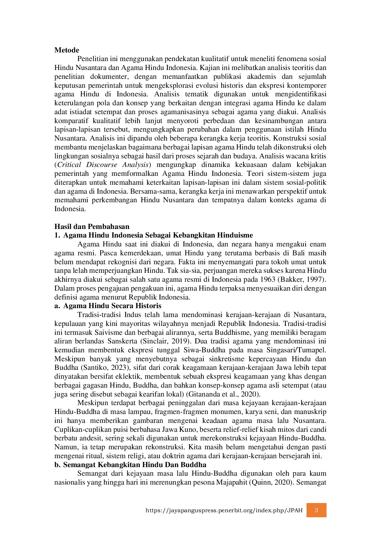 JURIS Mencari Definisi Hindu Nusantara