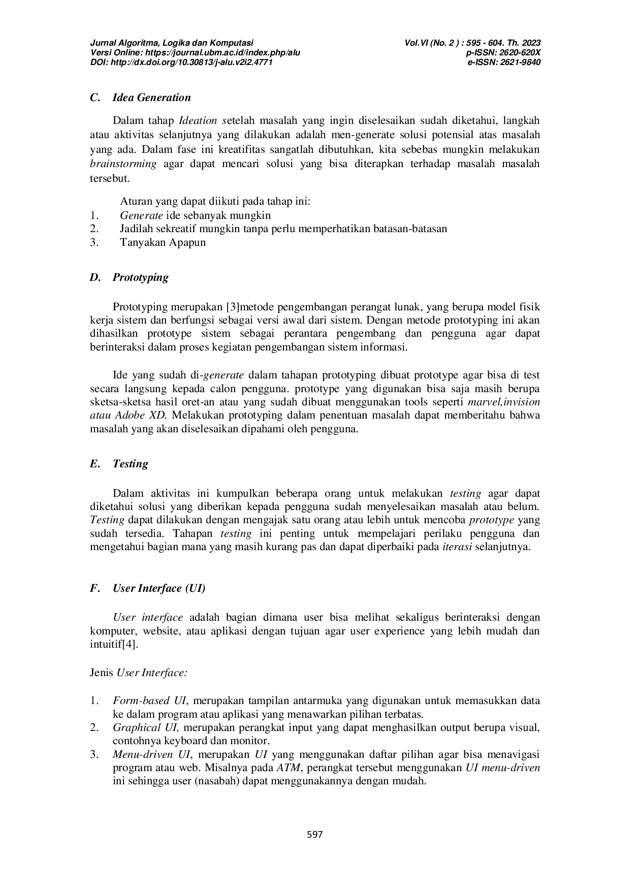 JURIS Pengaruh User Interface Responsive Mobile Website Terhadap Jumlah Visitor Website Pandanhouse Com