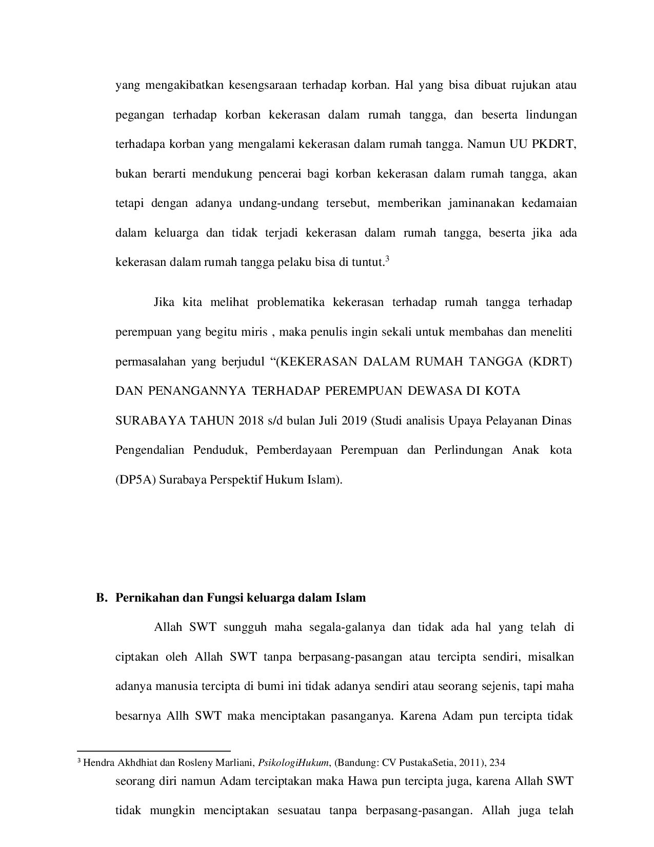 JURIS Kekerasan Dalam Rumah Tangga KDRT Dan Penangananya Terhadap Perempuan Dewasa Di Kota Surabaya Tahun 2018 S D Bulan Juli 2019