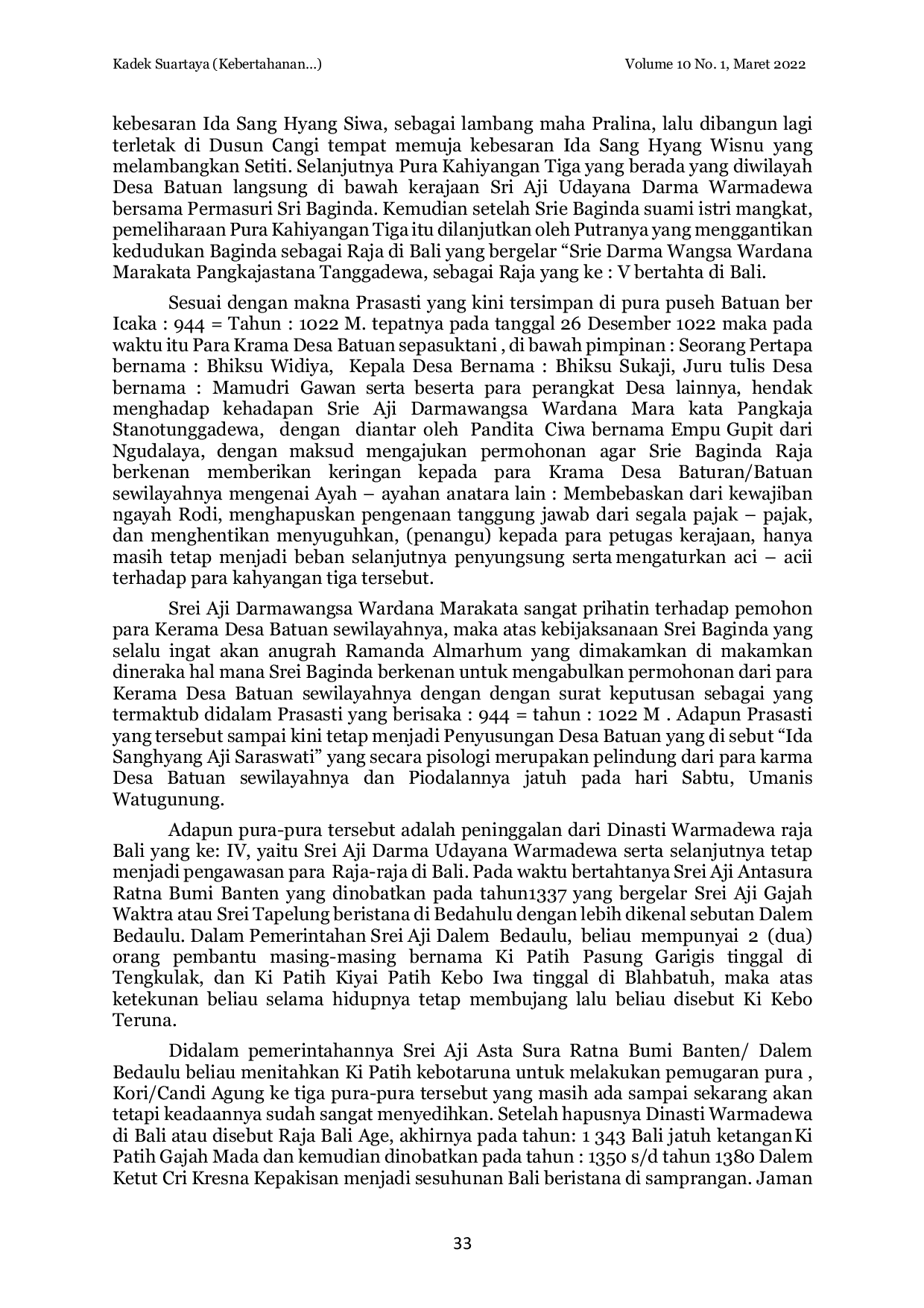 JURIS Kebertahanan Seni Budaya Desa Batuan di Era New Normal