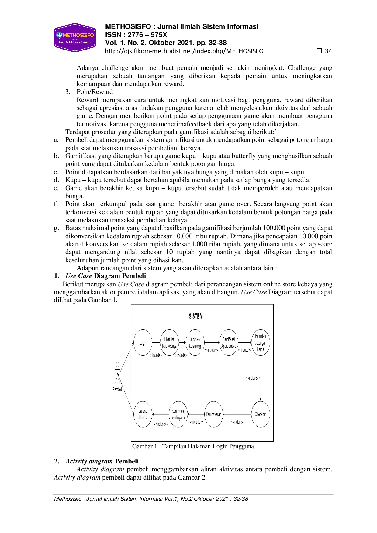 JURIS Perancangan Sistem Online Store Kebaya Dengan Menggunakan Model Gamifikasi Appreciative Berbasis Website