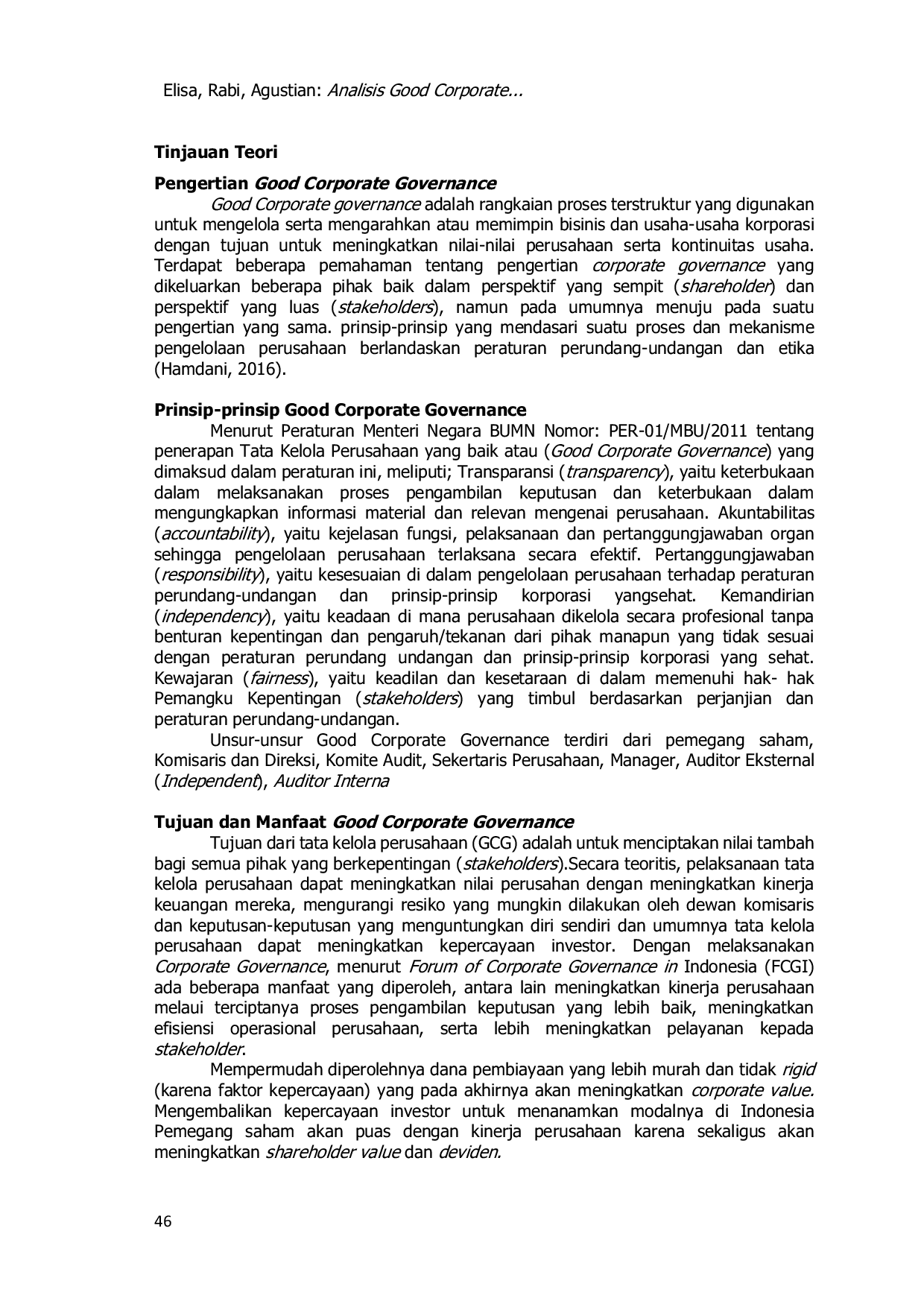 JURIS Analisis Good Corporate Governance pada PT Gudang Garam Tbk