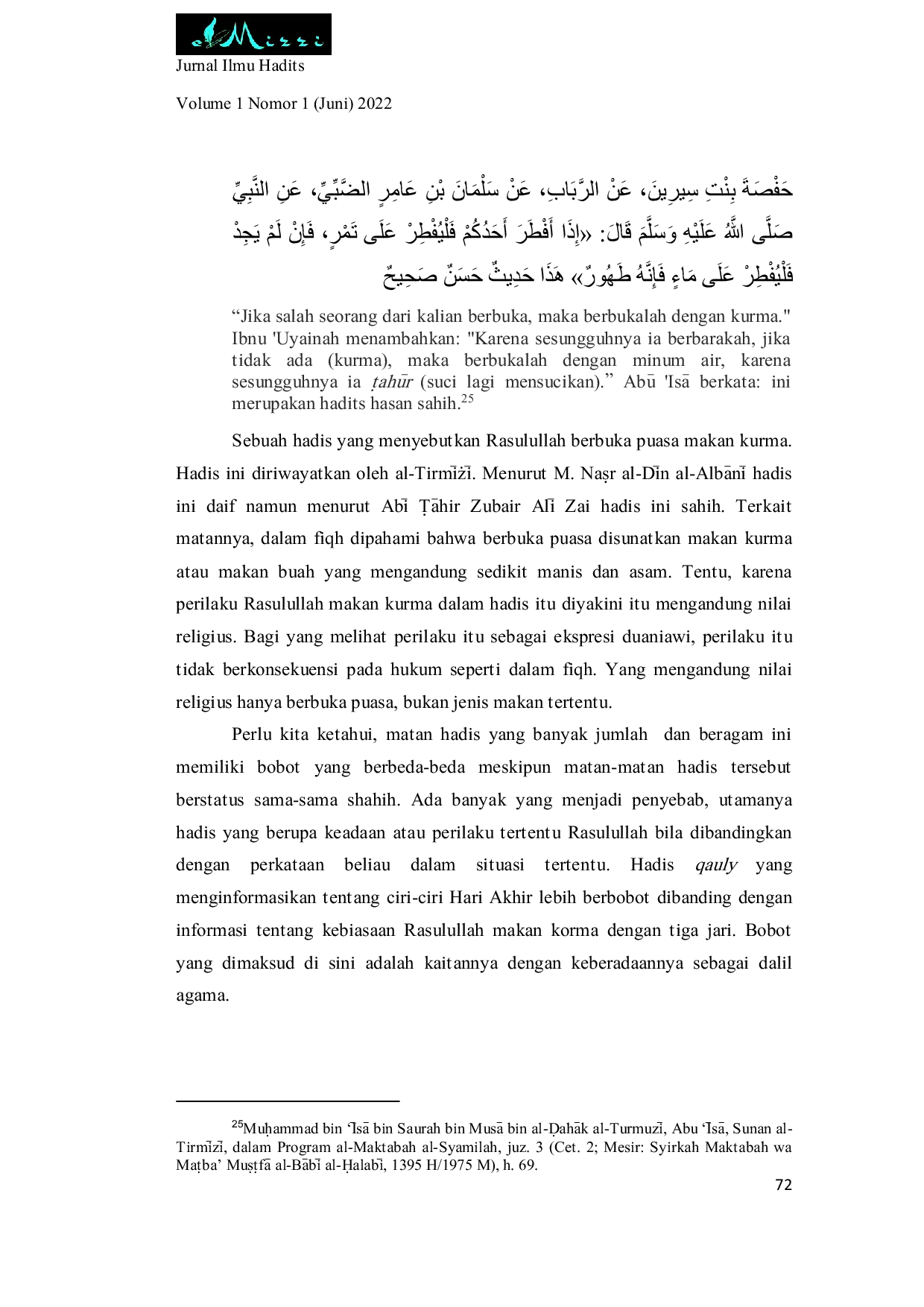 JURIS Arabisasi Sebagai Identitas Keimanan