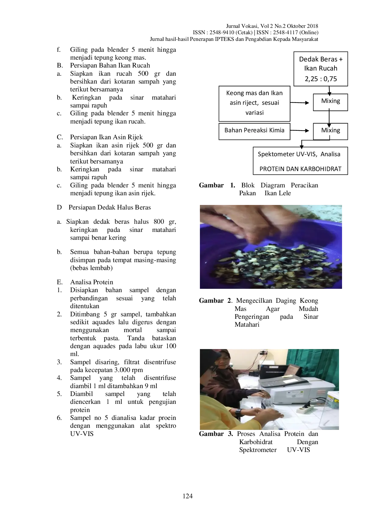 JURIS Peningkatan Nutrisi Pakan Ikan Lele Melalui Formulasi Variasi Keong Mas Dan Ikan Asin Rijek