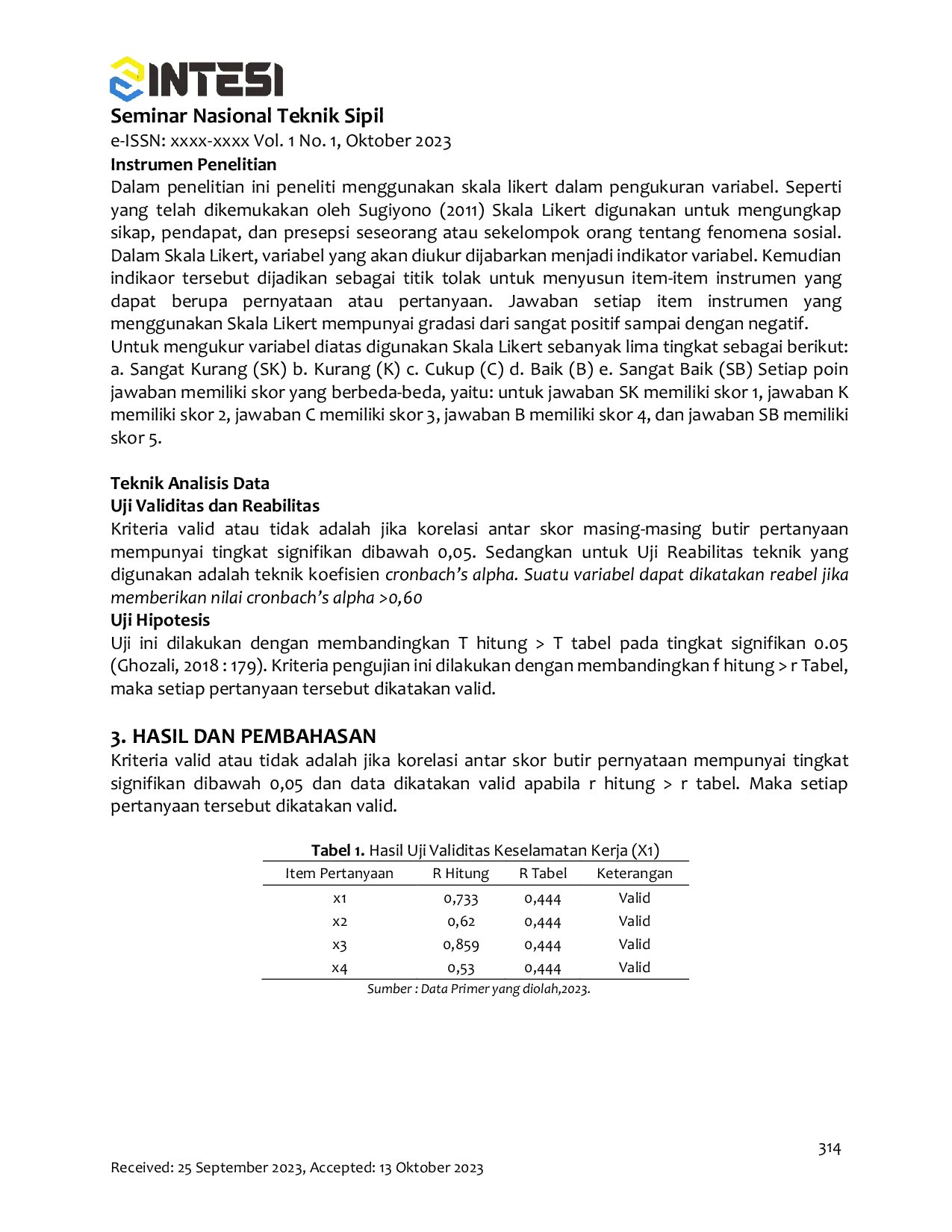 JURIS Analisis Keselamatan Dan Kesehatan Kerja K3 Safety Terhadap Kinerja Karyawan Pekerja Lapangan Pt Semen Indonesia Logistik Sumberarum