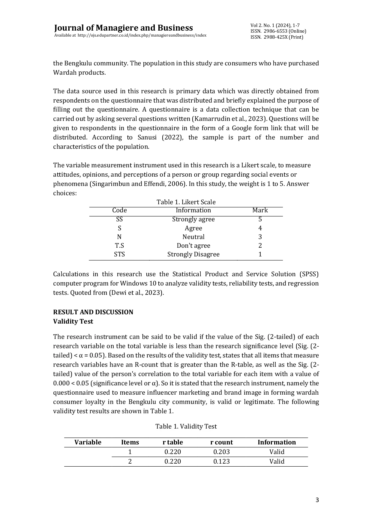 JURIS Analysis of Influencer Marketing Strategy and Brand Image in Forming Consumer Loyalty In the Case Study of Wardah in the Bengkulu City Community