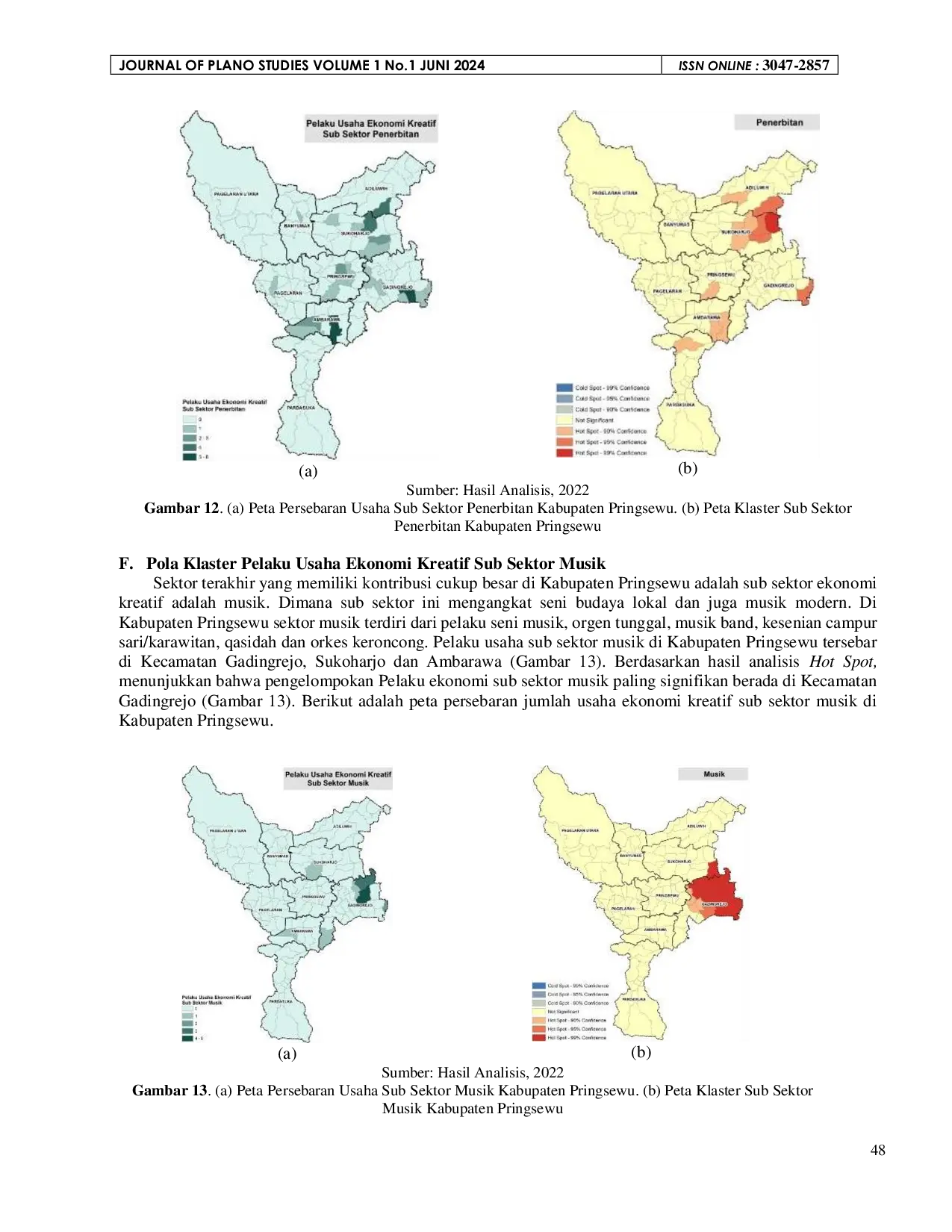 JURIS IDENTIFIKASI PERSEBARAN SPASIAL UMKM EKONOMI KREATIF DI KABUPATEN PRINGSEWU