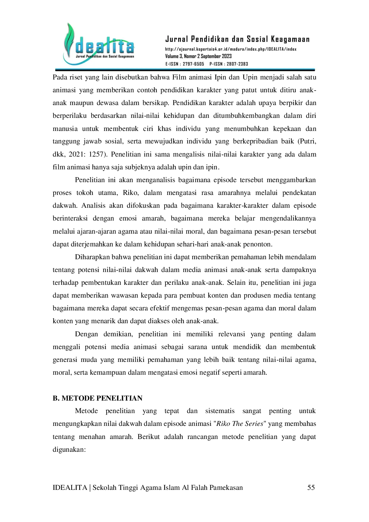 JURIS Pesan Dakwah Riko The Series