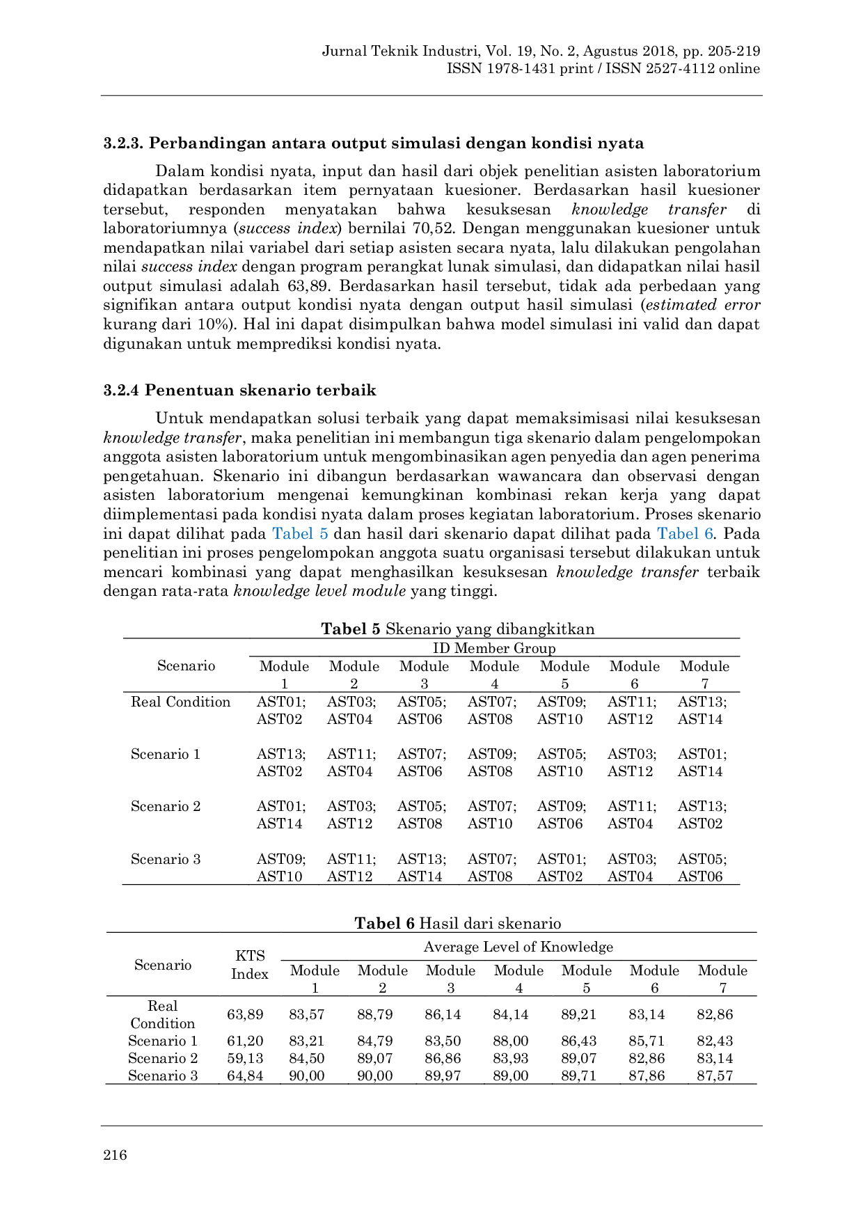 JURIS Kesuksesan Knowledge Transfer Di Laboratorium Perguruan Tinggi Melalui Pengelompokkan Rekan Kerja Menggunakan Agent Based Modeling And Simulation