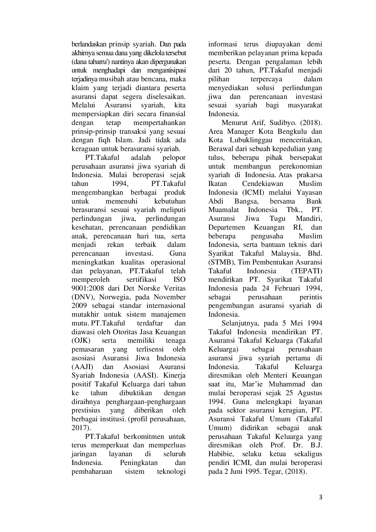 JURIS Peran PT Takaful Dalam Mensyiarkan Asuransi Murni Syariah Di Kota Lubuklinggau