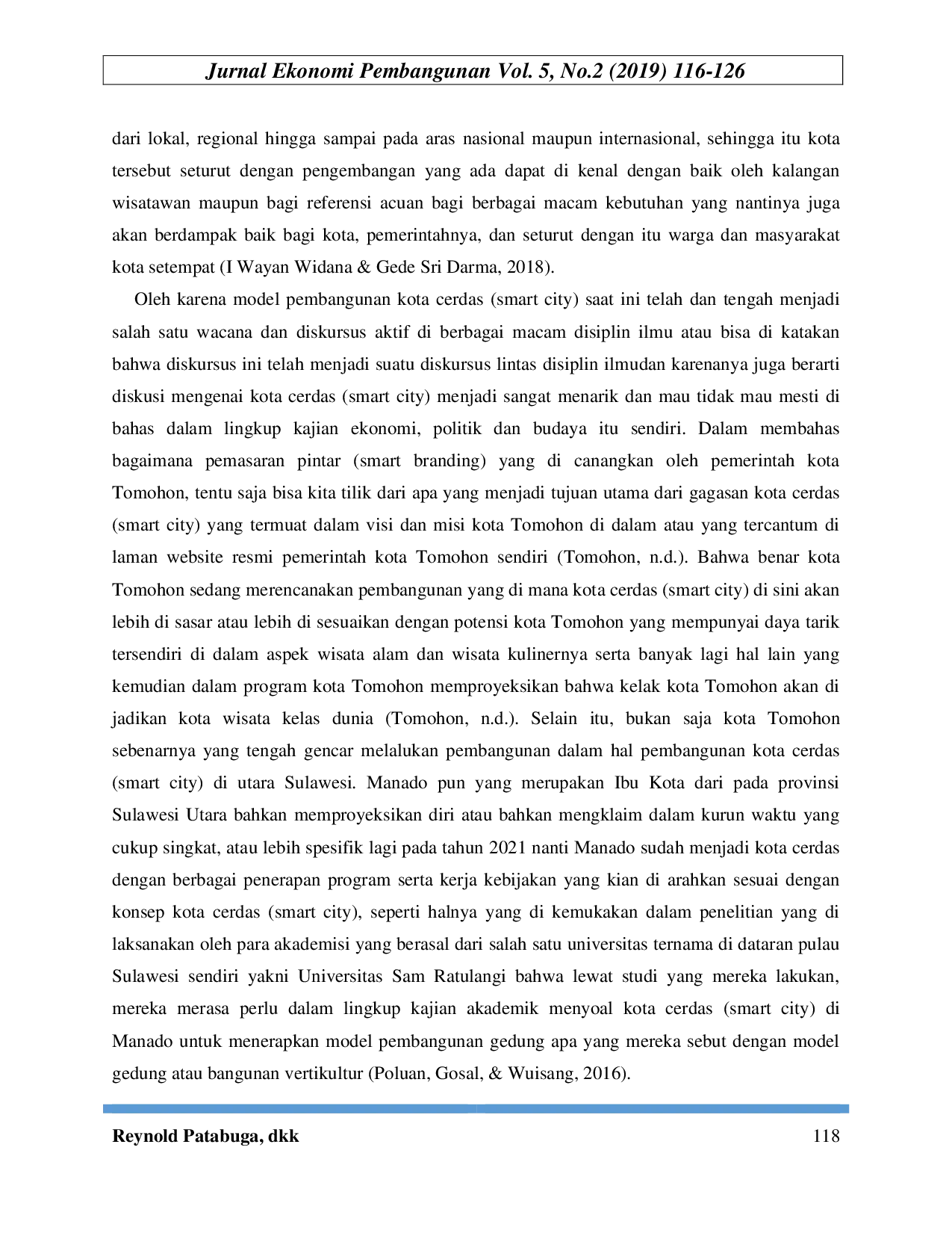 juris Pengembangan Smart Branding Sebagai Langkah Awal Menuju Terwujudnya Smart City Di Kota Tomohon