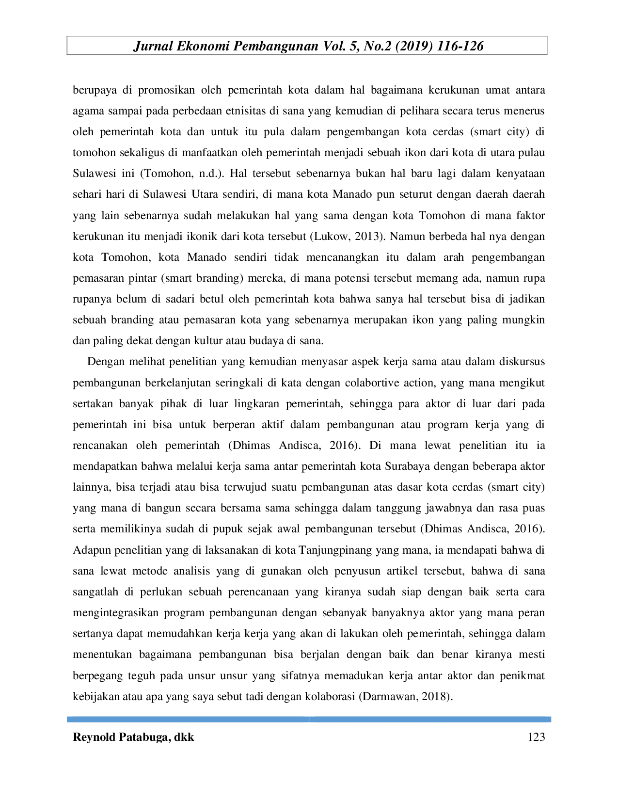 juris Pengembangan Smart Branding Sebagai Langkah Awal Menuju Terwujudnya Smart City Di Kota Tomohon