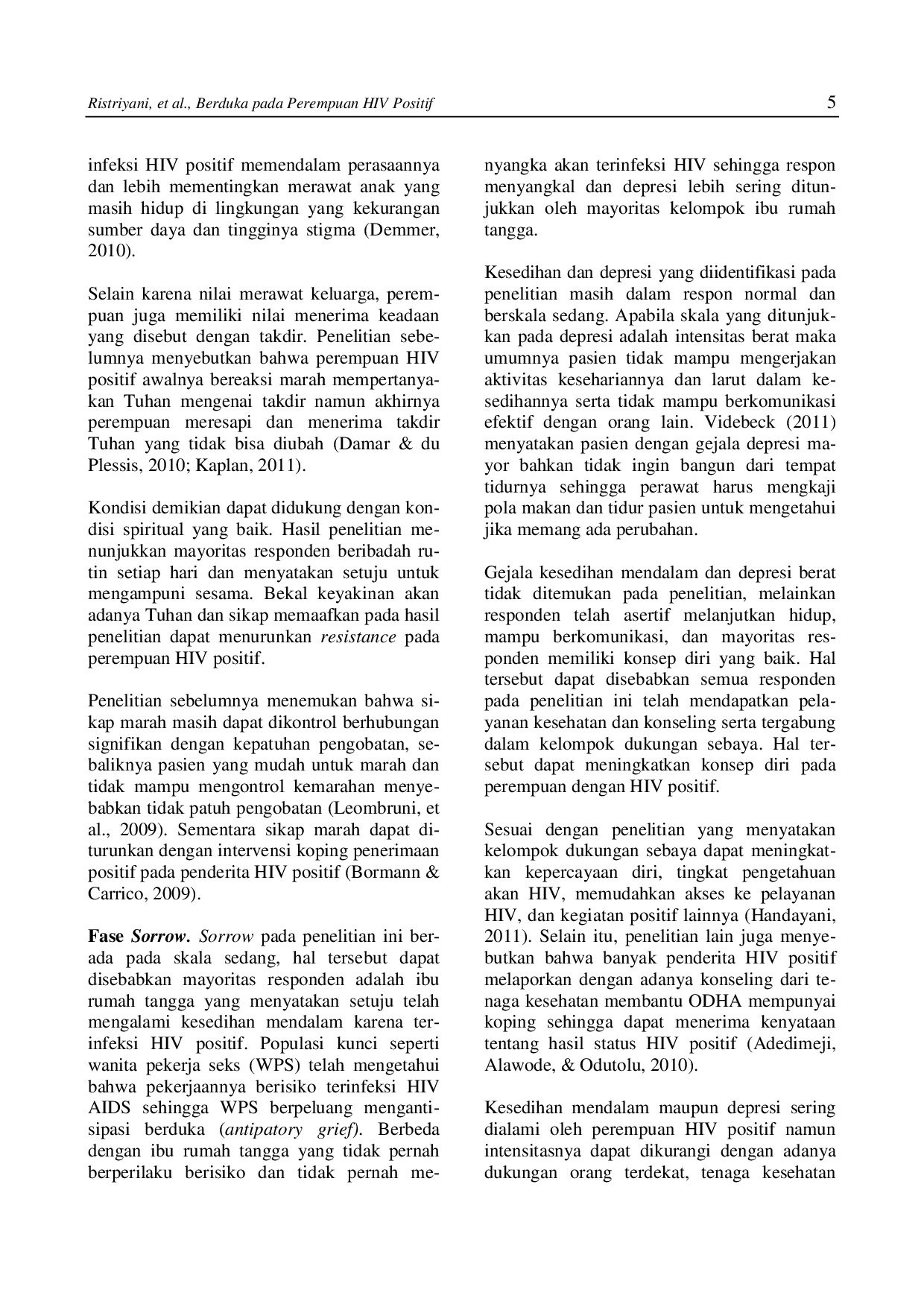 juris Berduka Pada Perempuan HIV Positif