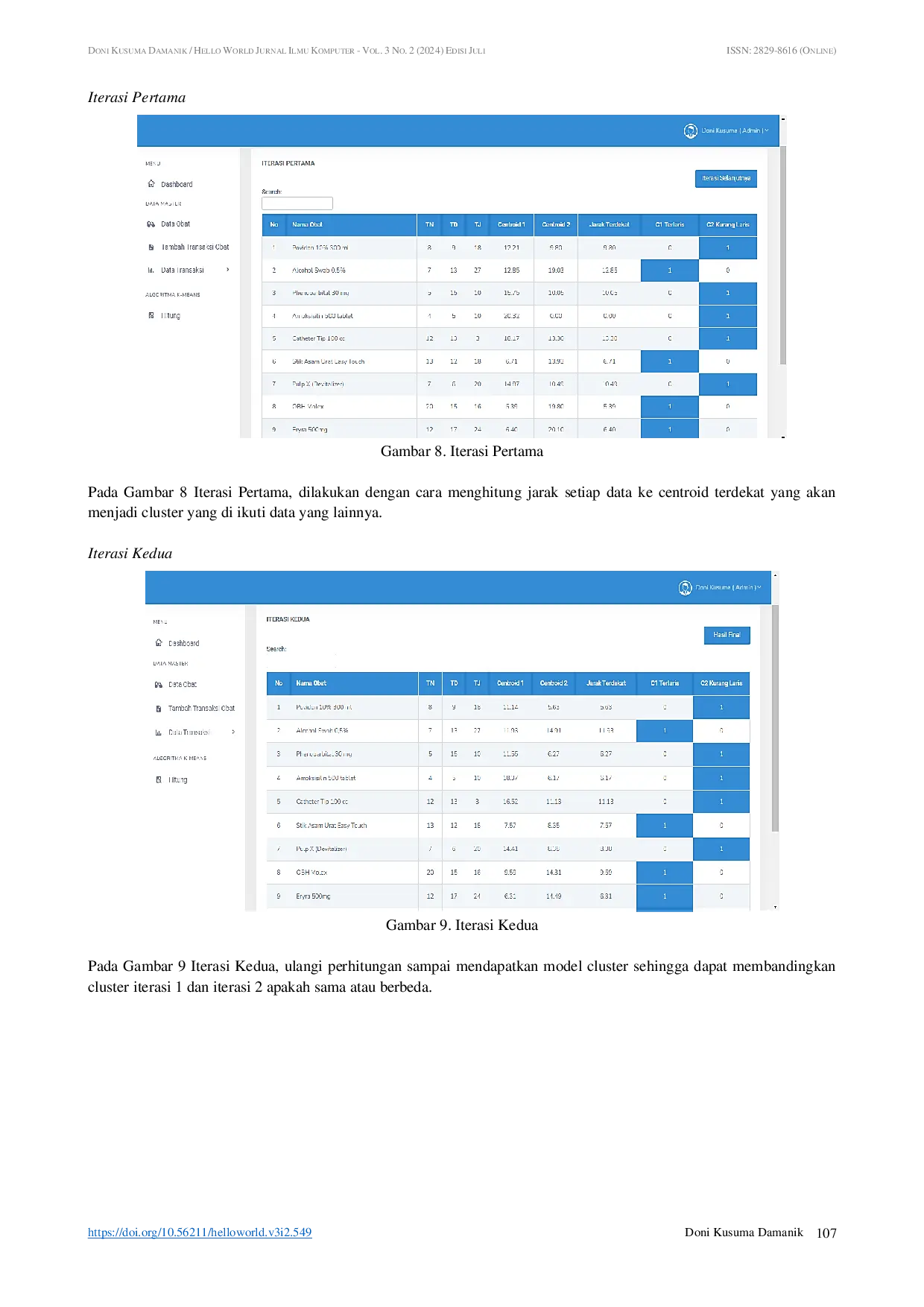 juris Algoritma K Means untuk Klasterisasi Obat di Puskesmas Simpang Limun Kota Medan