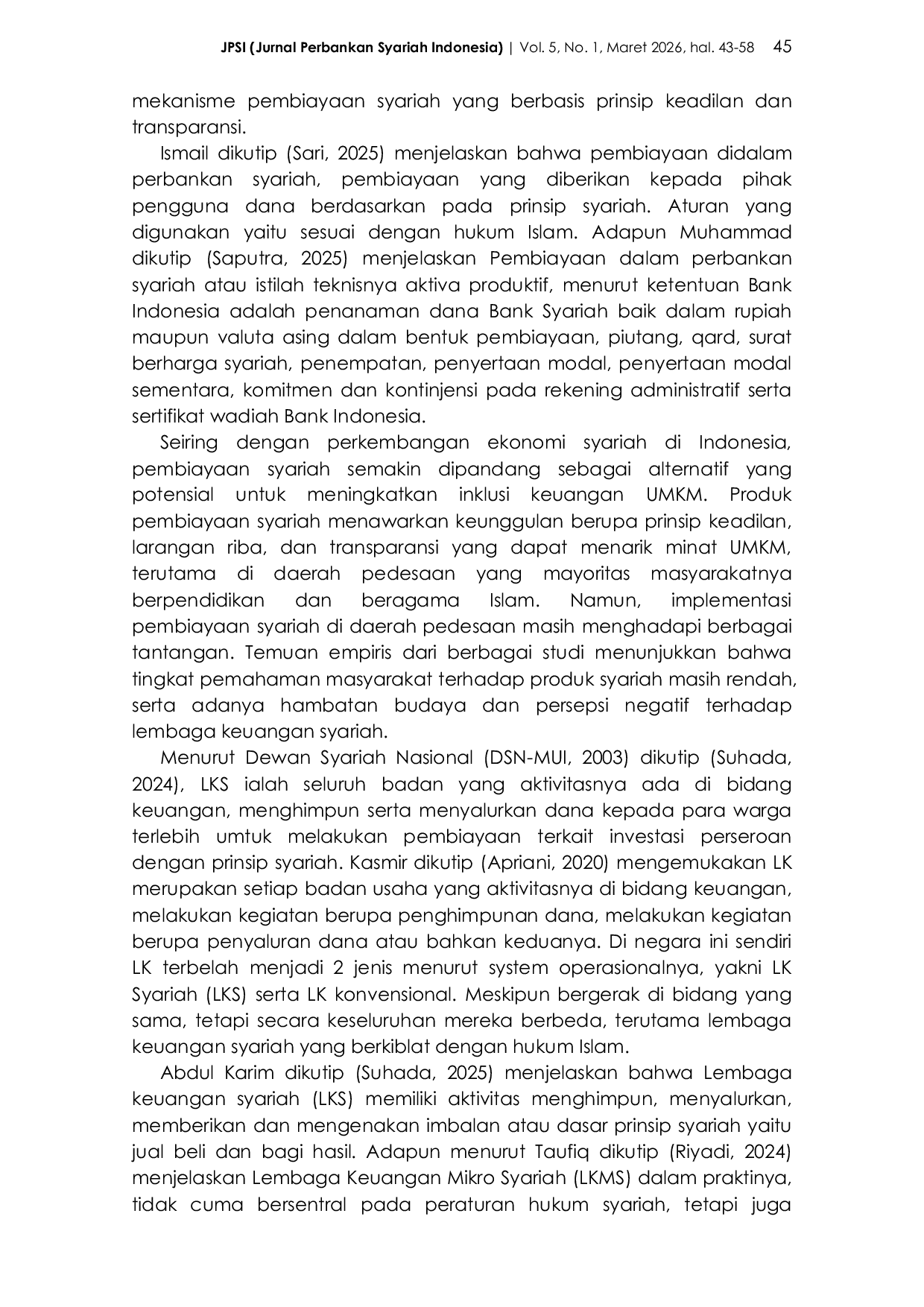 JURIS Strategi Peningkatan Akses Pembiayaan Syariah Untuk Umkm Di Daerah Pedesaan