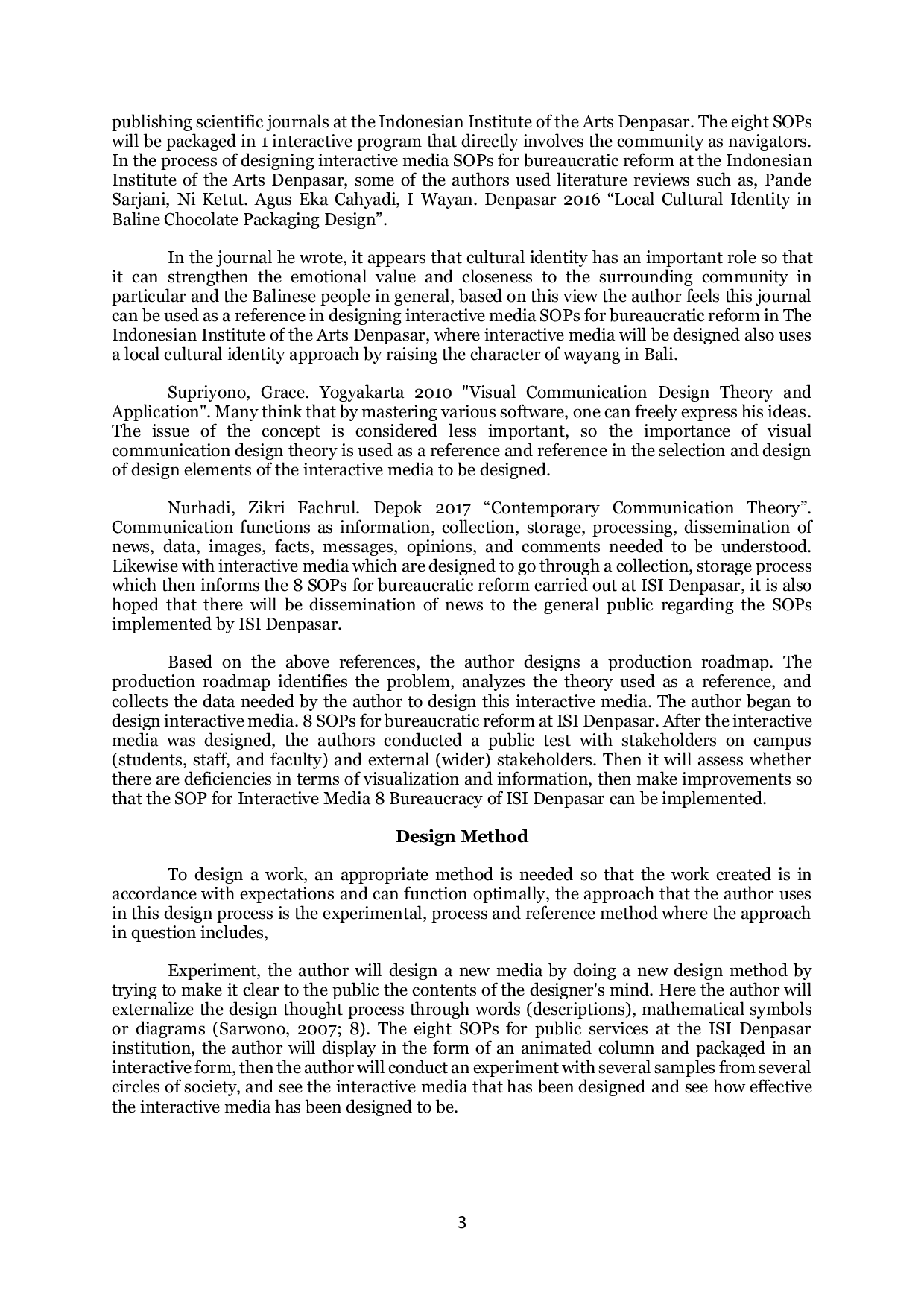 JURIS Interactive Media Eight Standard Public Service Procedures in Bureaucracy Reform at Indonesian Institute of Arts Denpasar