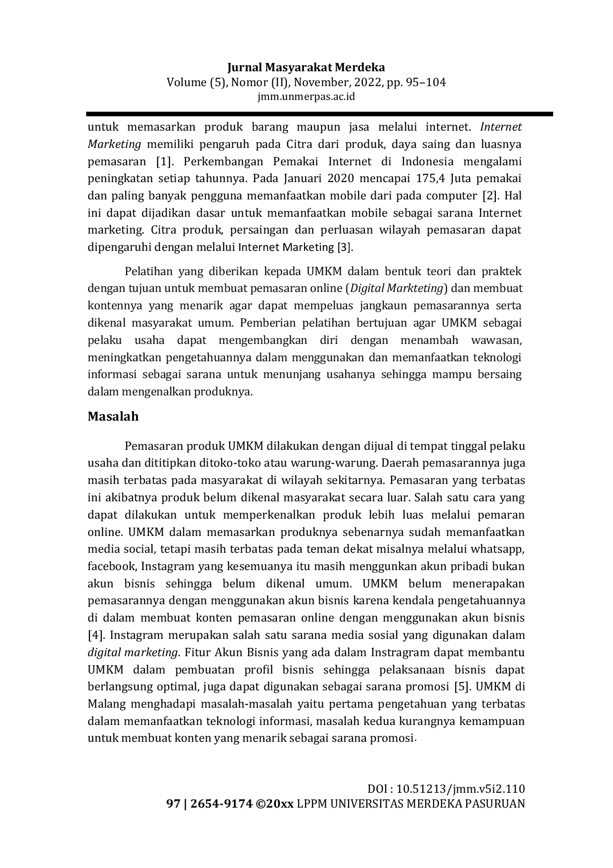 JURIS Pelatihan Pembuatan Konten Pemasaran Untuk Menunjang Promosi UMKM Di Kabupaten Malang