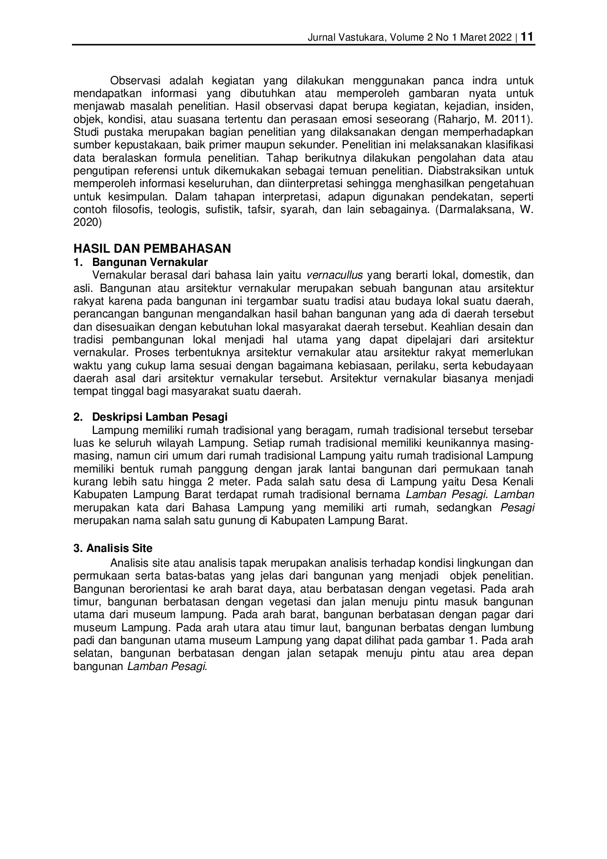 JURIS Lamban Pesagi Bangunan Tradisional Provinsi Lampung