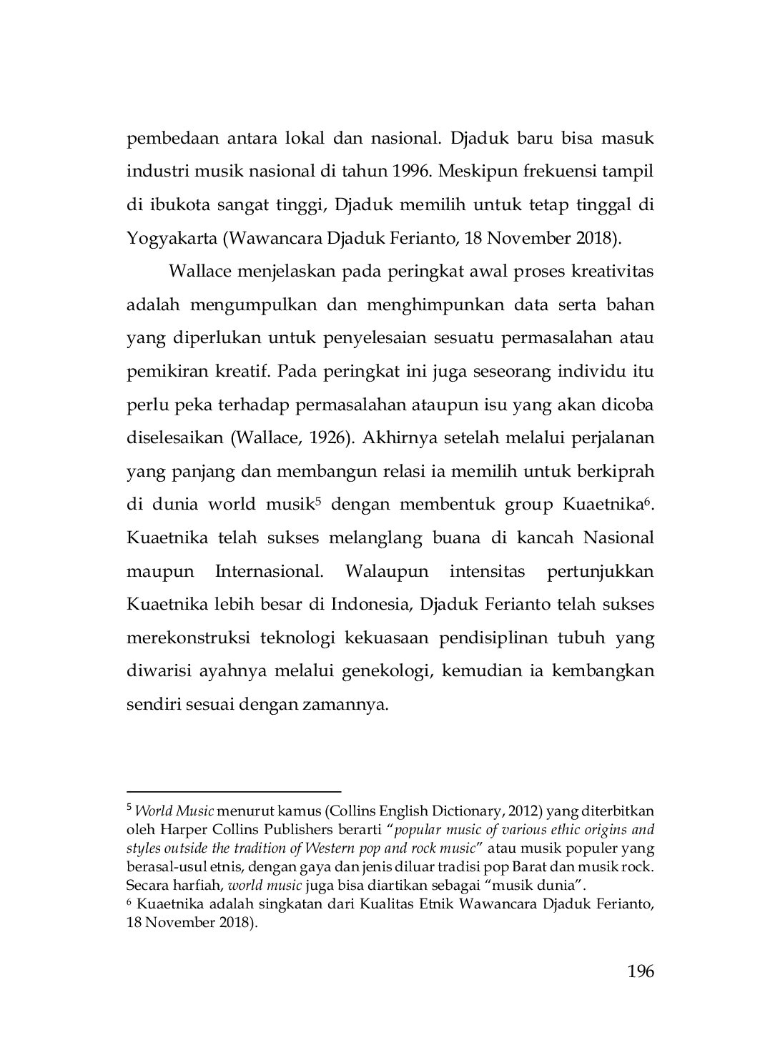 JURIS Kuasa Genekologi Dalam Mengkonstruksi Paradigma Kreativitas World Musik Djaduk Ferianto