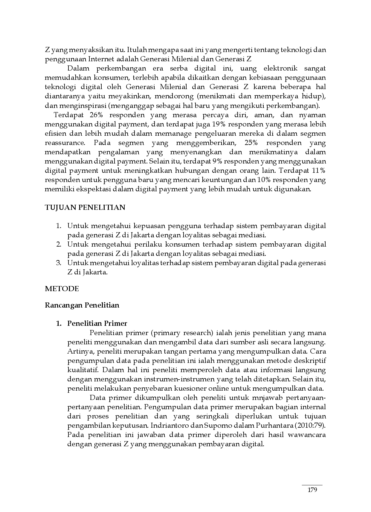 juris Pengaruh Kepuasan Pengguna dan Perilaku Konsumen Terhadap Pengguna Sistem Pembayaran Digital generasi Z di Jakarta Dengan Loyalitas Sebagai Mediasi