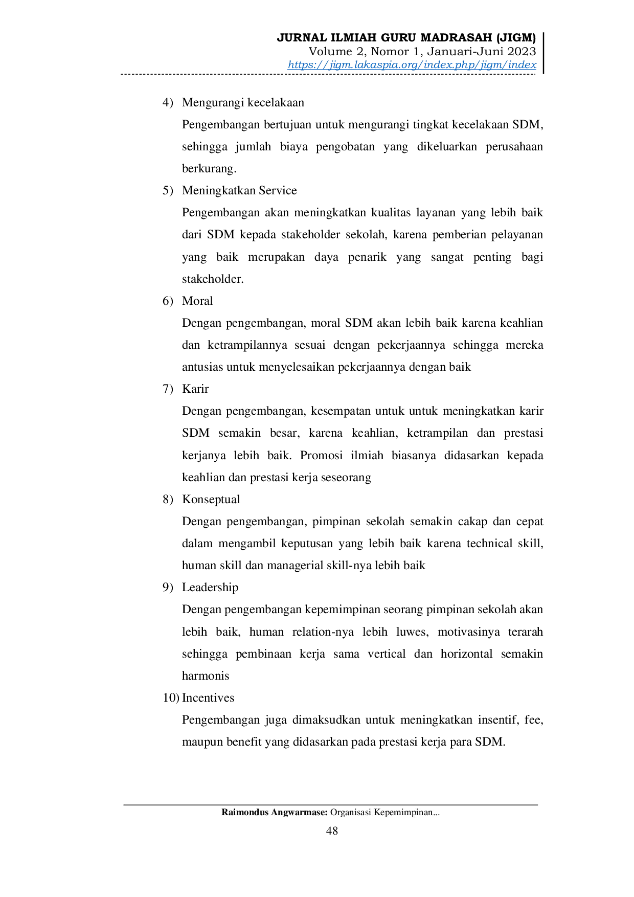 JURIS Organisasi Kepemimpinan dan Manajemen Personalia