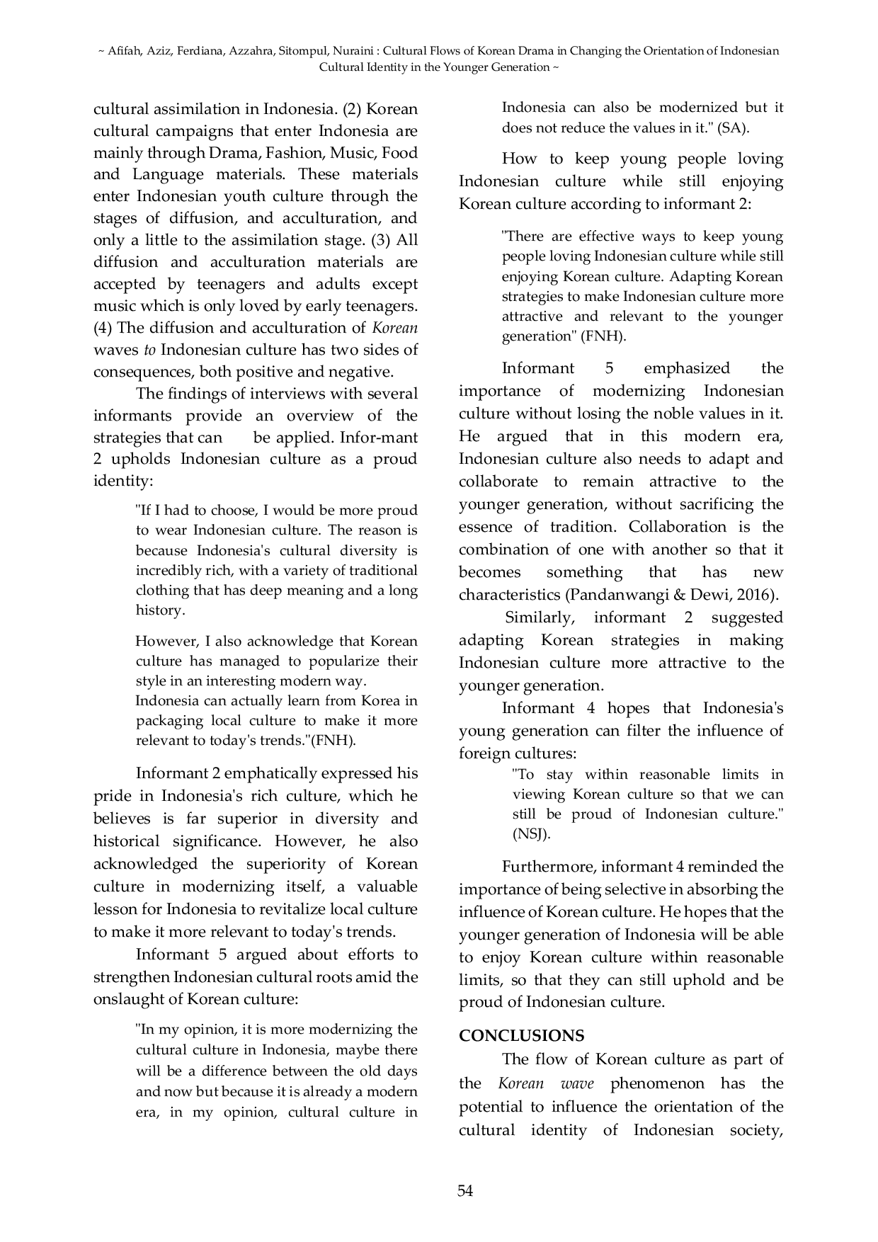 JURIS Cultural Flows of Korean Drama in Changing the Orientation of Indonesian Cultural Identity in the Younger Generation
