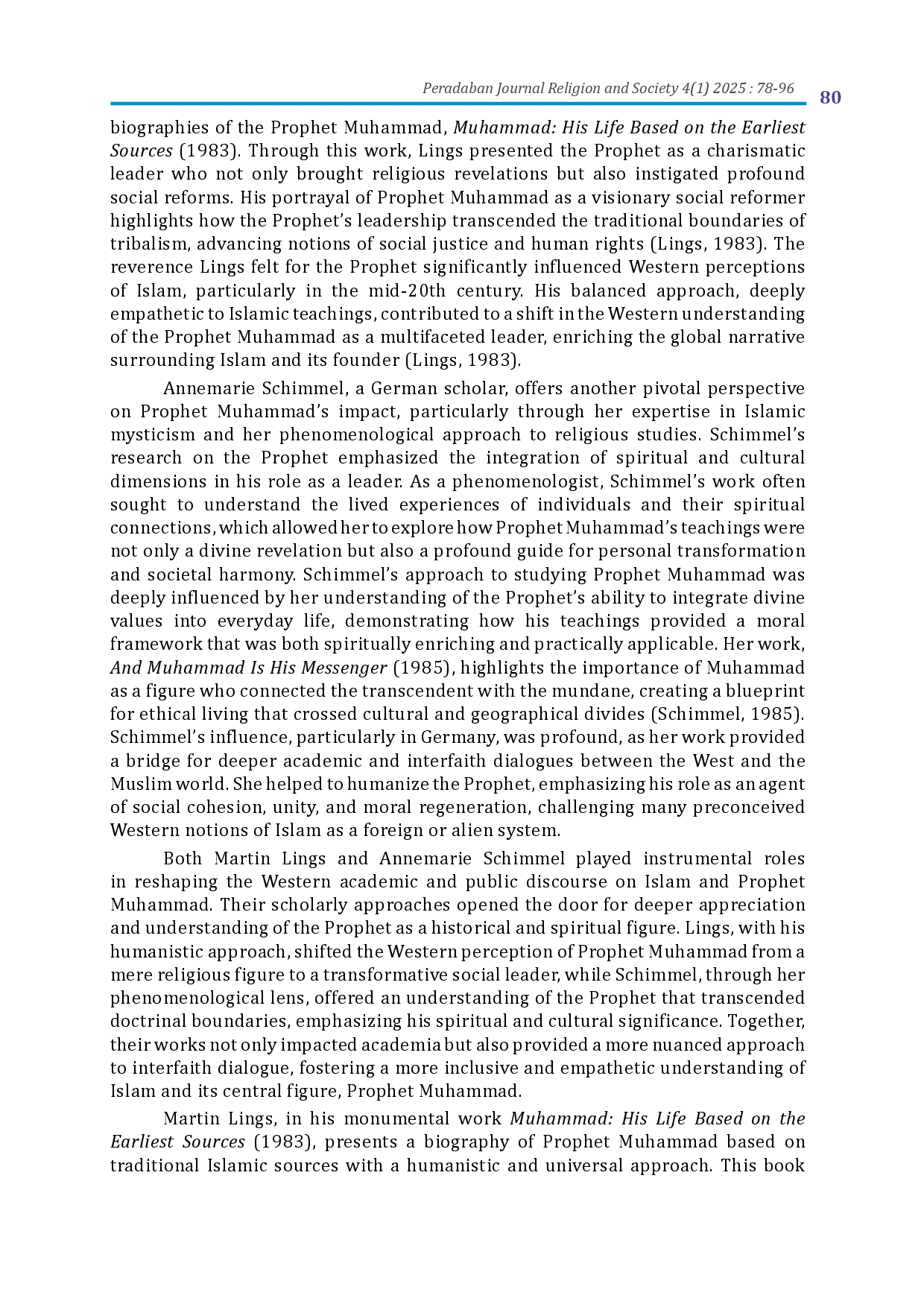 JURIS Prophet Muhammad as a Catalyst for Social Change