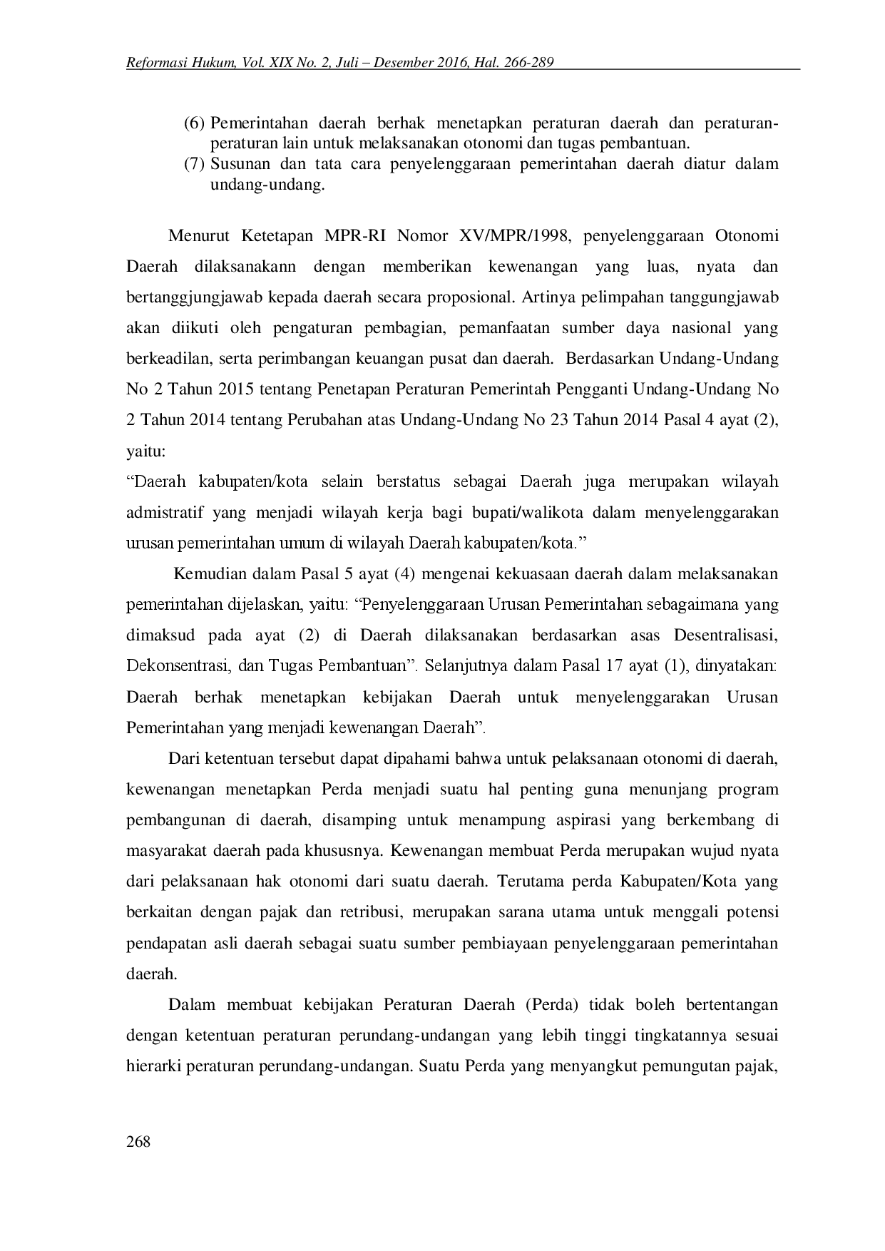 juris Efektivitas Penerapan Sanksi Administrasi Dalam Peraturan Daerah Nomor 2 Tahun 2012 Tentang Pajak Bumi dan Bangunan Perdesaan dan Perkotaan di Kota Bekasi