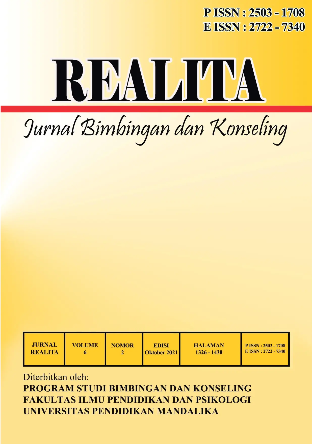 JURIS Pengaruh Konseling Individu Terhadap Potensi Diri Anak Tunarungu di Sekolah Inklusi