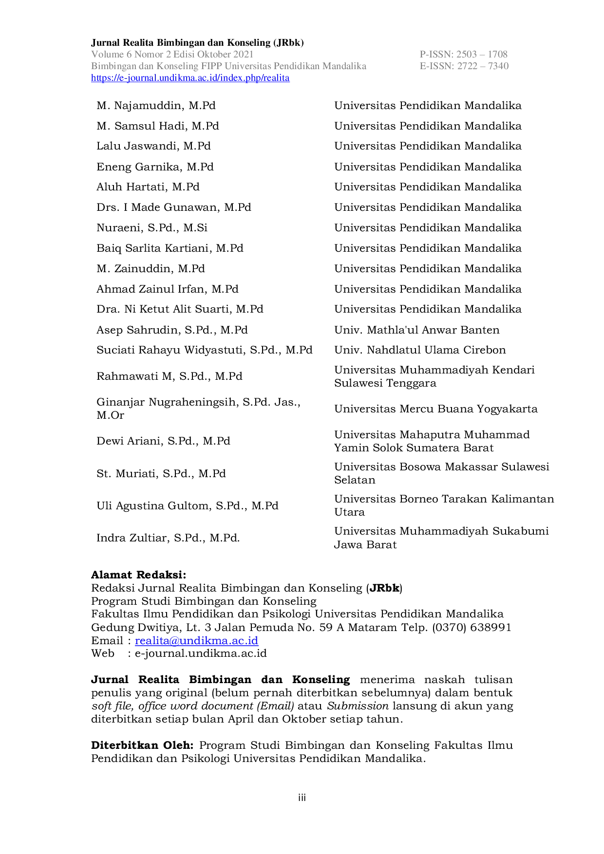 JURIS Pengaruh Konseling Individu Terhadap Potensi Diri Anak Tunarungu di Sekolah Inklusi