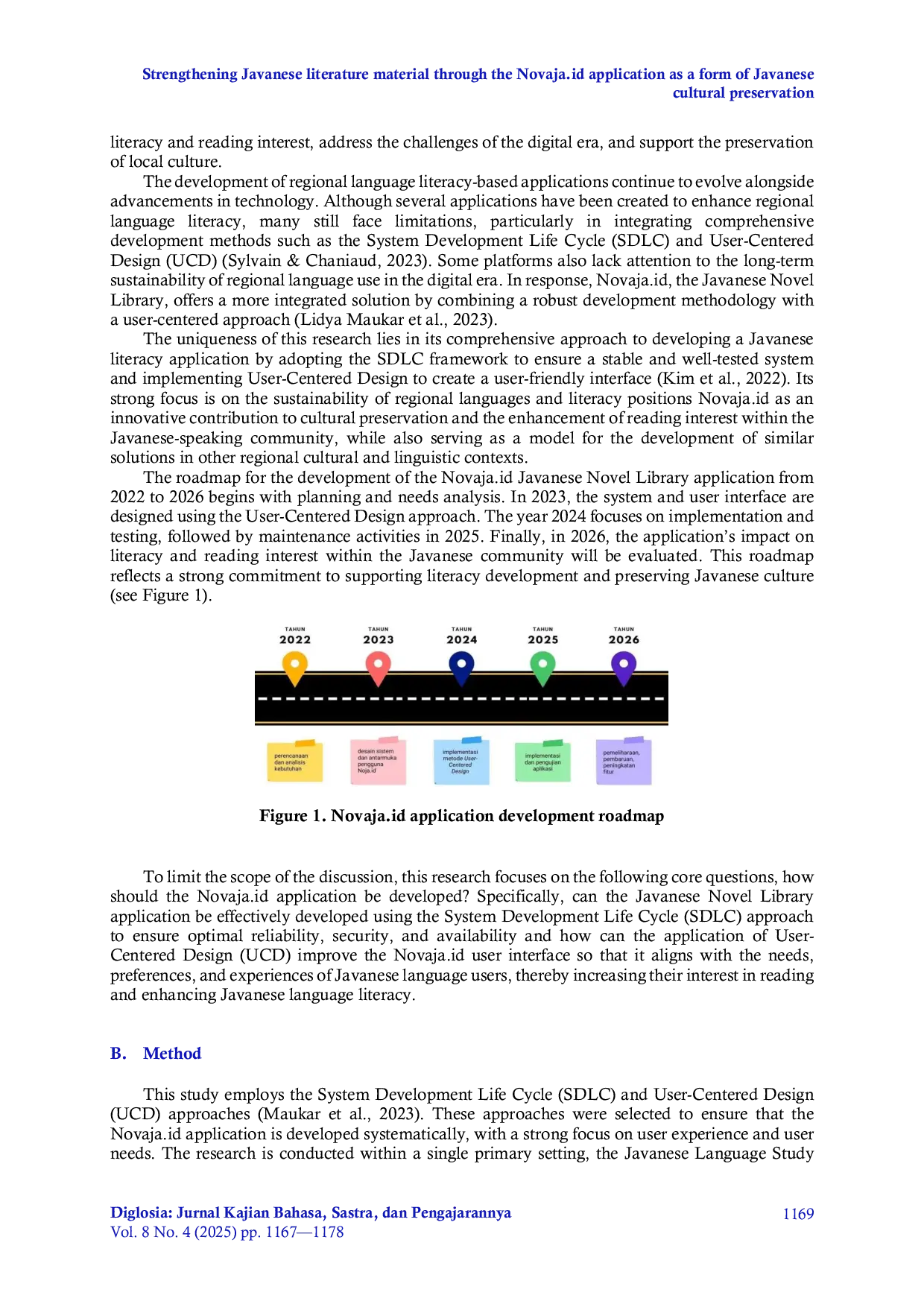 JURIS Strengthening Javanese literature material through the Novaja application as a form of Javanese cultural preservation