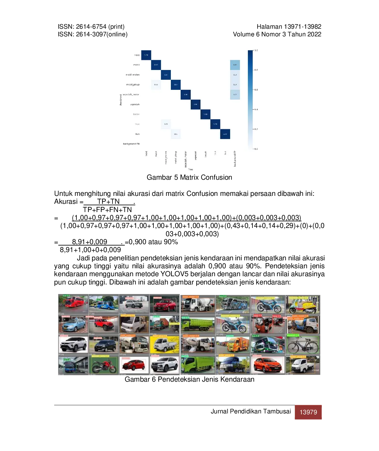 JURIS Implementasi Deteksi Real Time Klasifikasi Jenis Kendaraan Di Indonesia Menggunakan Metode YOLOV5