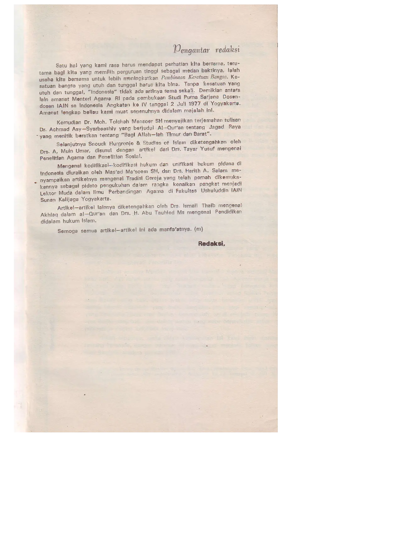 JURIS Kata Pengantar