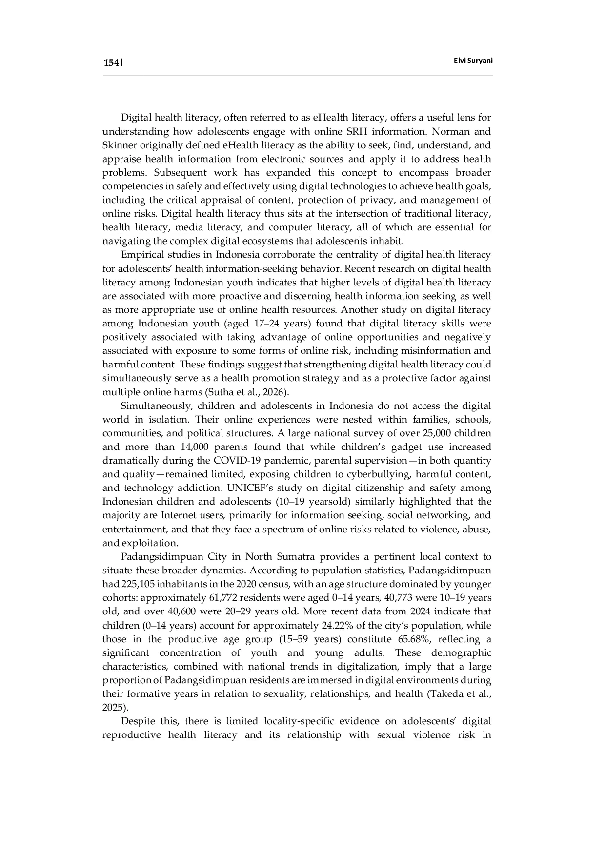 JURIS Literacy in Digital Reproductive Health Analysis of Sexual Violence Prevention Among Adolescents in Padangsidempuan City Indonesia