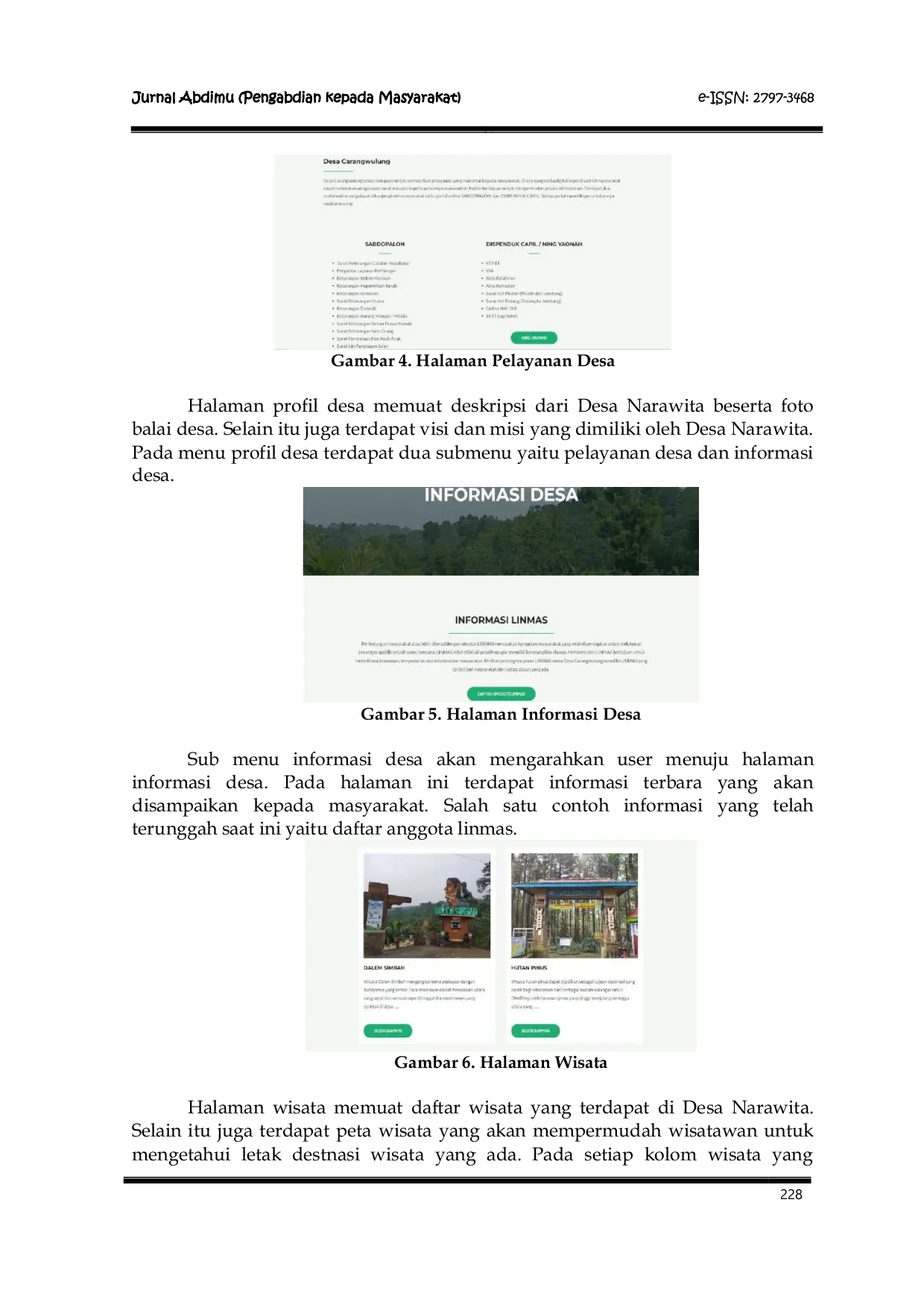 JURIS Pelatihan dan Pengelolaan Website Desa Narawita Menuju Smart Village