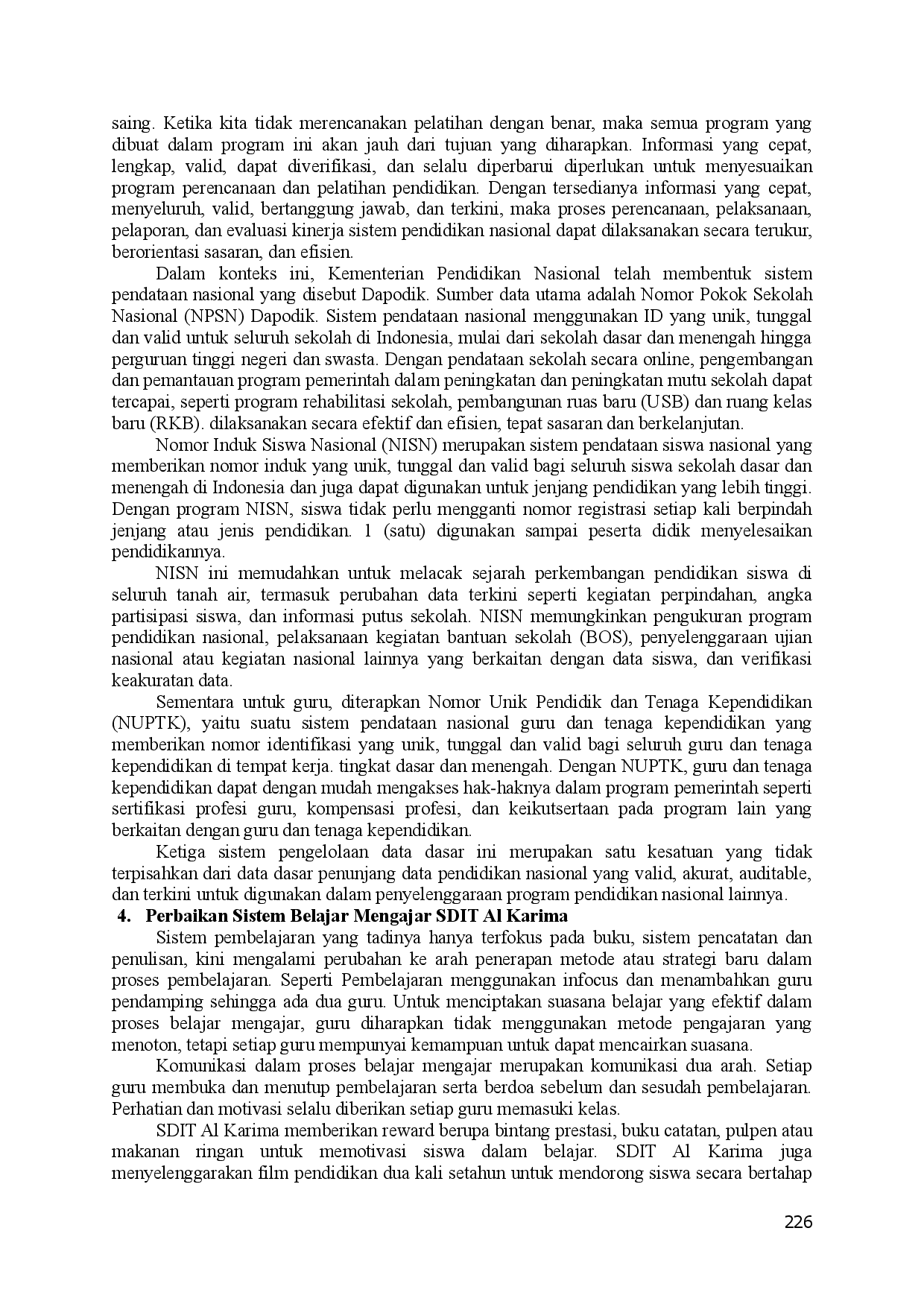 juris Implementasi Total Quality Management Tqm Pada Sdit Al Karima Kubu Raya T a 2023 2024