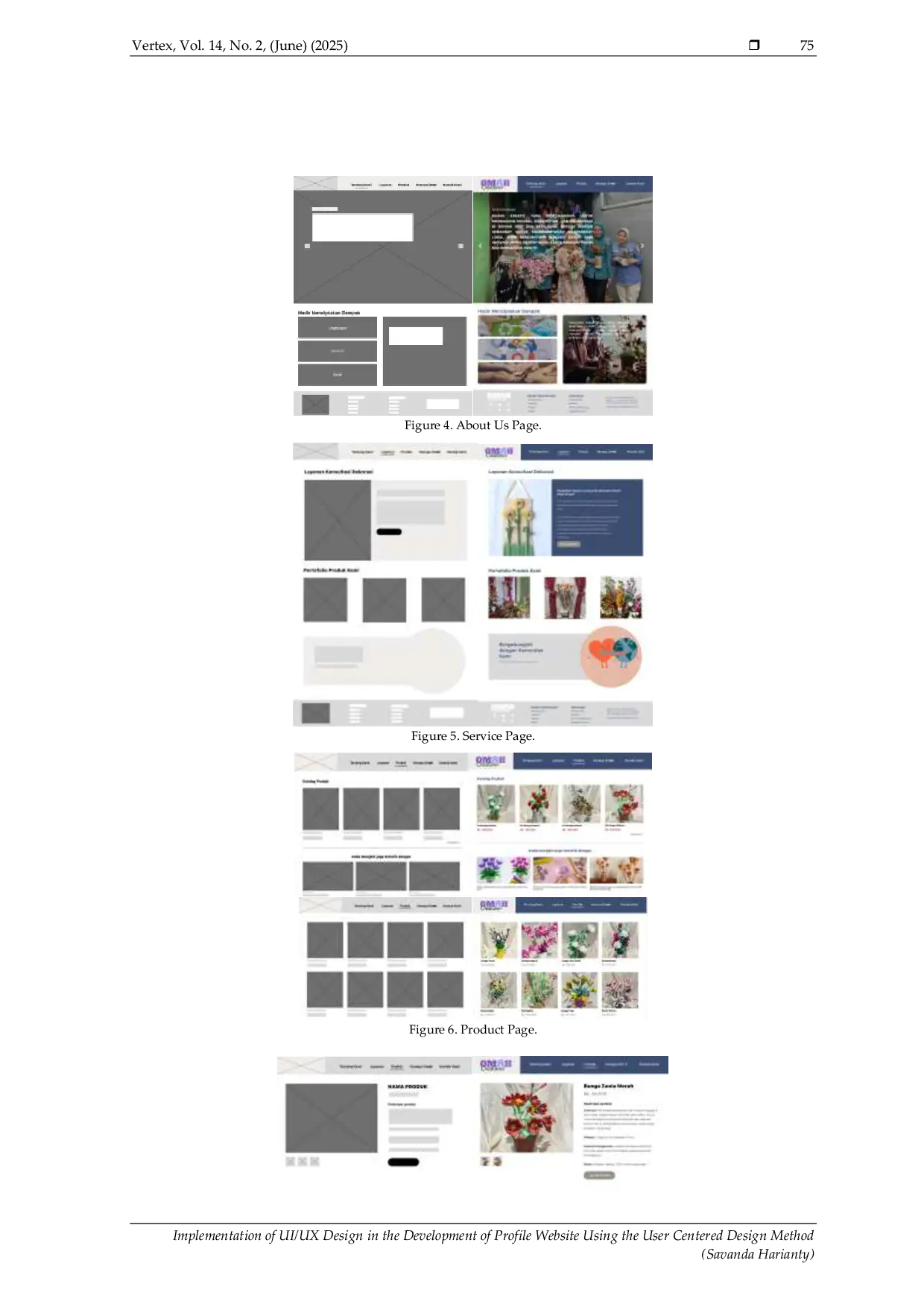 JURIS Implementation of UI UX Design in the Development of Profile Website Using the User Centered Design Method
