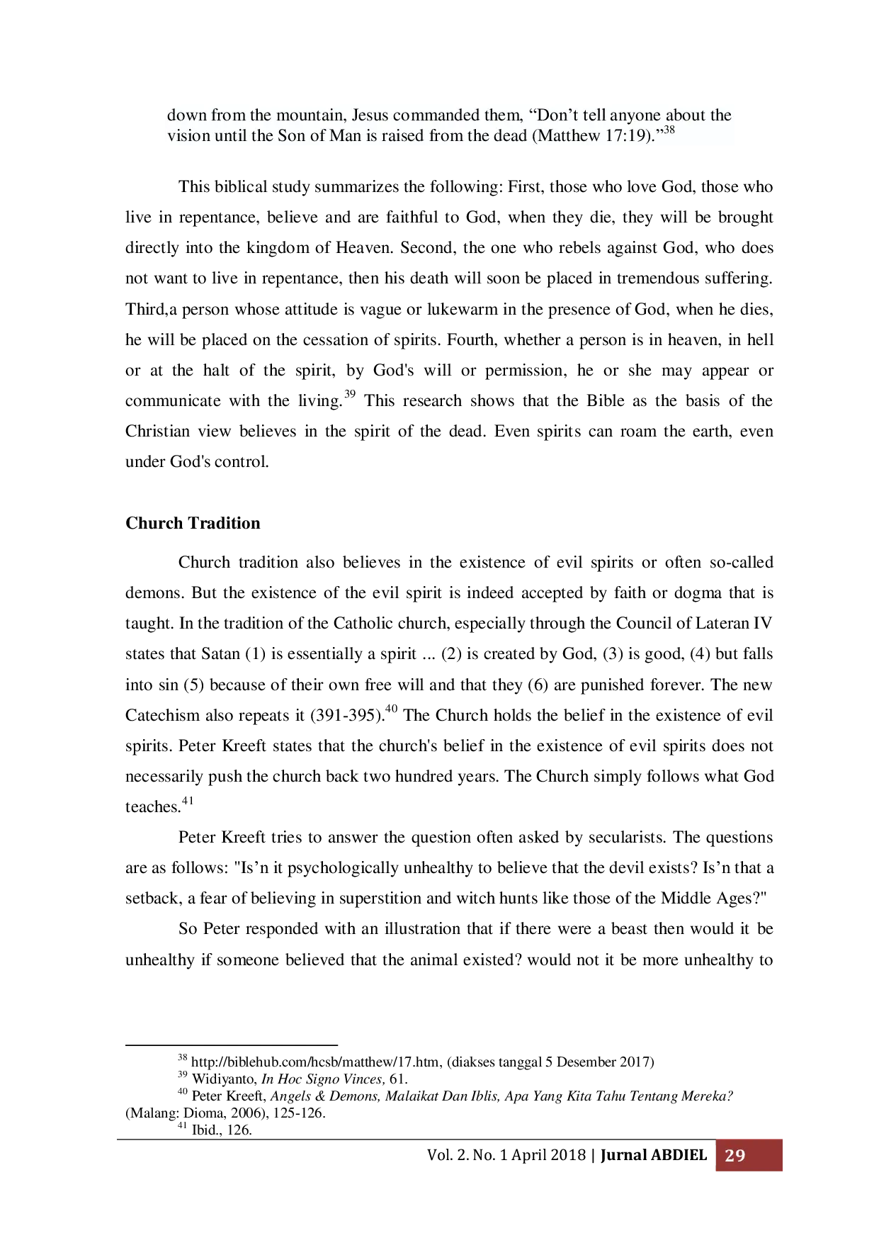 JURIS Psychiatric Or Demonic Disorder