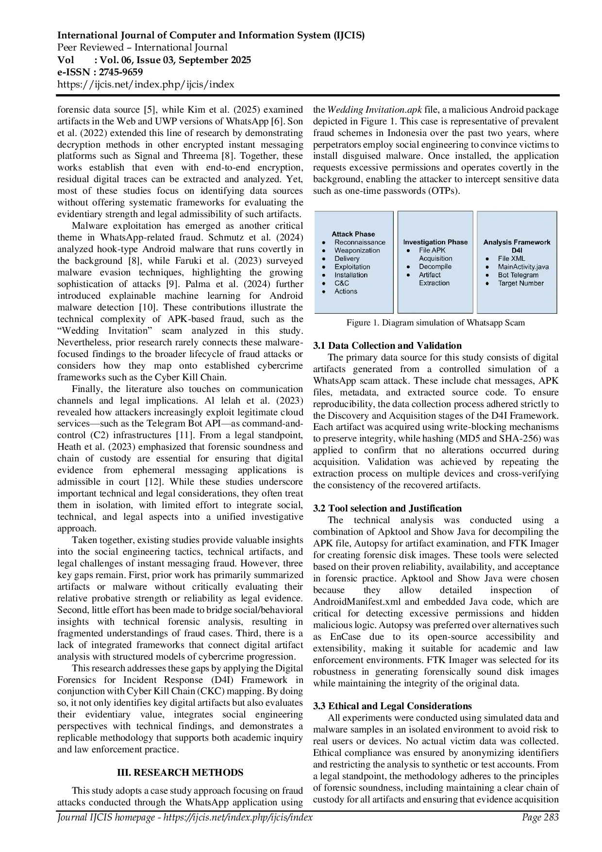 JURIS Uncovering WhatsApp Fraud Modus Operandi Through Digital Artifact Analysis and Cyber Kill Chain Mapping