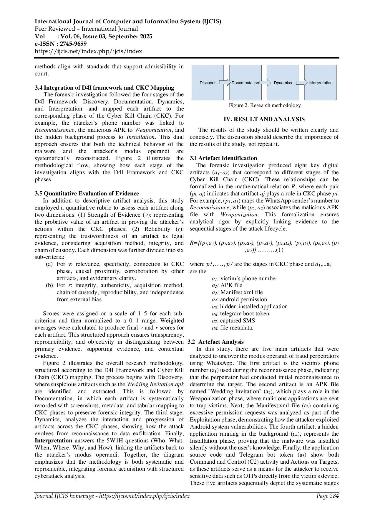 JURIS Uncovering WhatsApp Fraud Modus Operandi Through Digital Artifact Analysis and Cyber Kill Chain Mapping