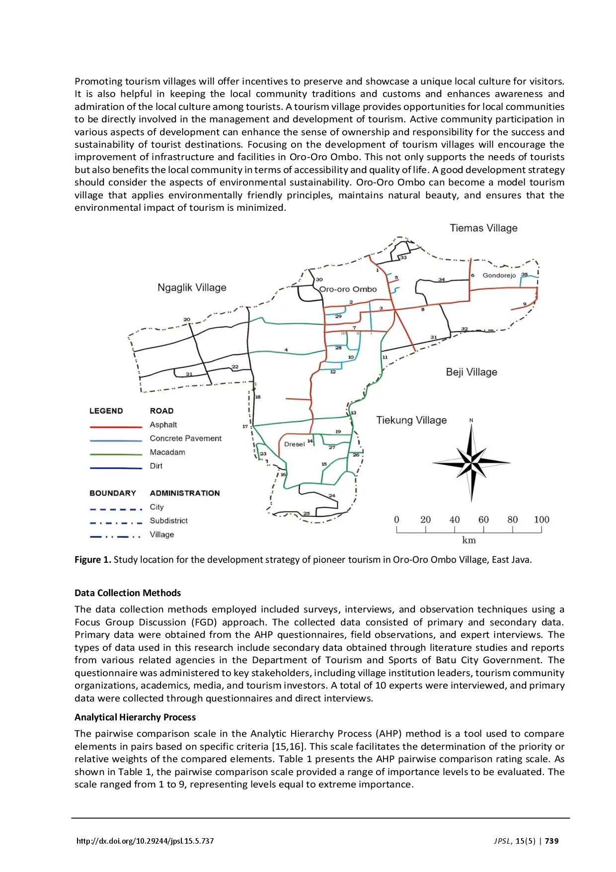juris Development Strategy for Pioneer Tourism Village Oro Oro Ombo East Java