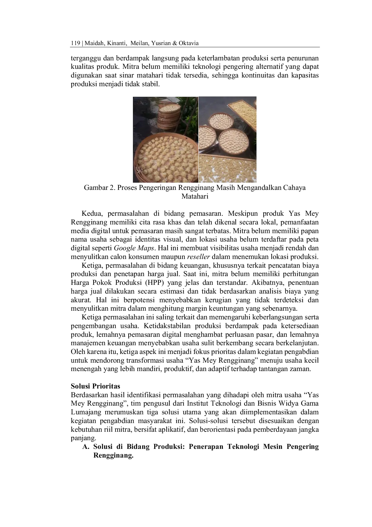 JURIS Transformasi Digital dan Teknologi Produksi IKM Yas Mey Menuju Industri Rumah Tangga 4 0