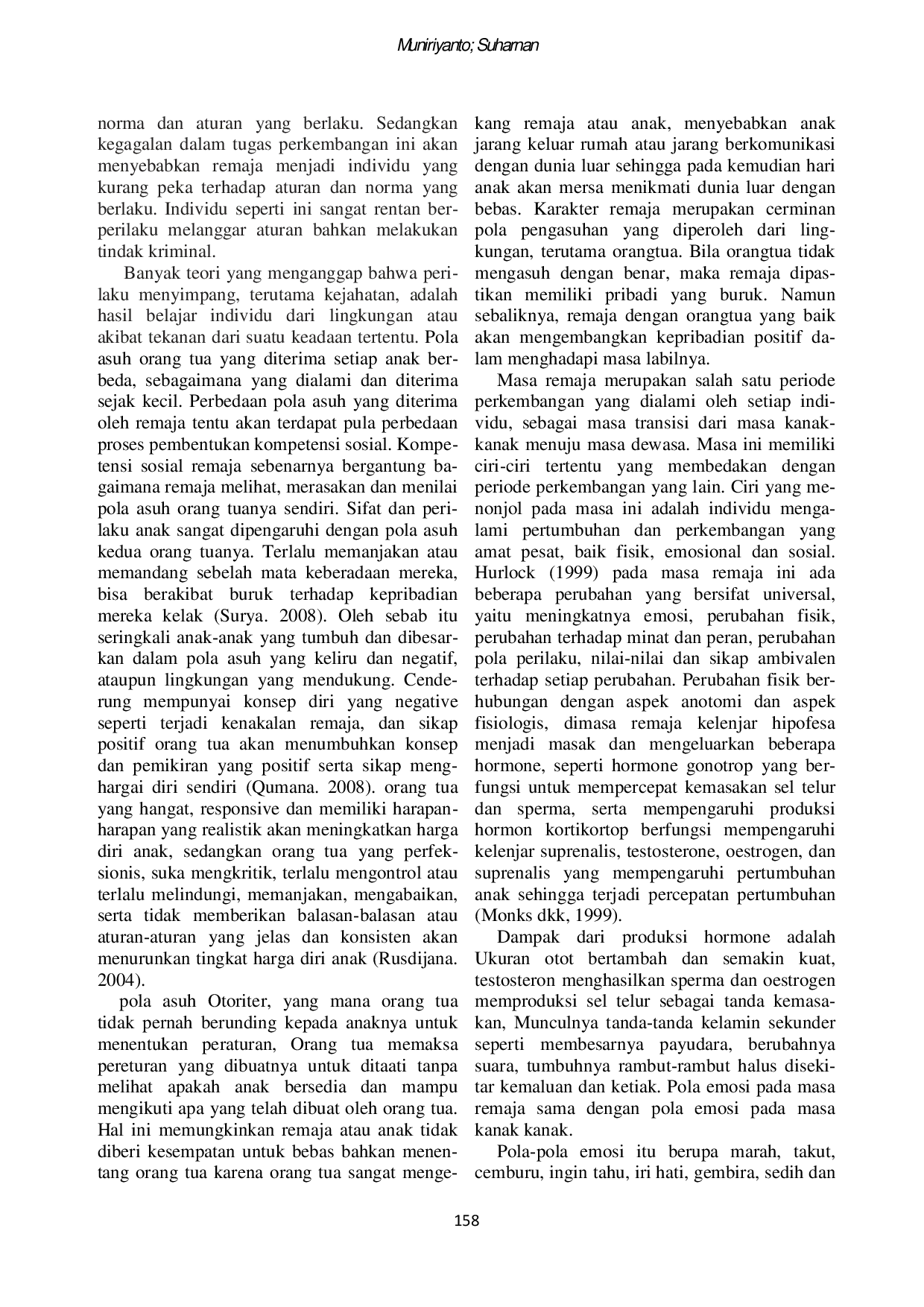 JURIS Keharmonisan Keluarga Konsep Diri dan Kenakalan Remaja