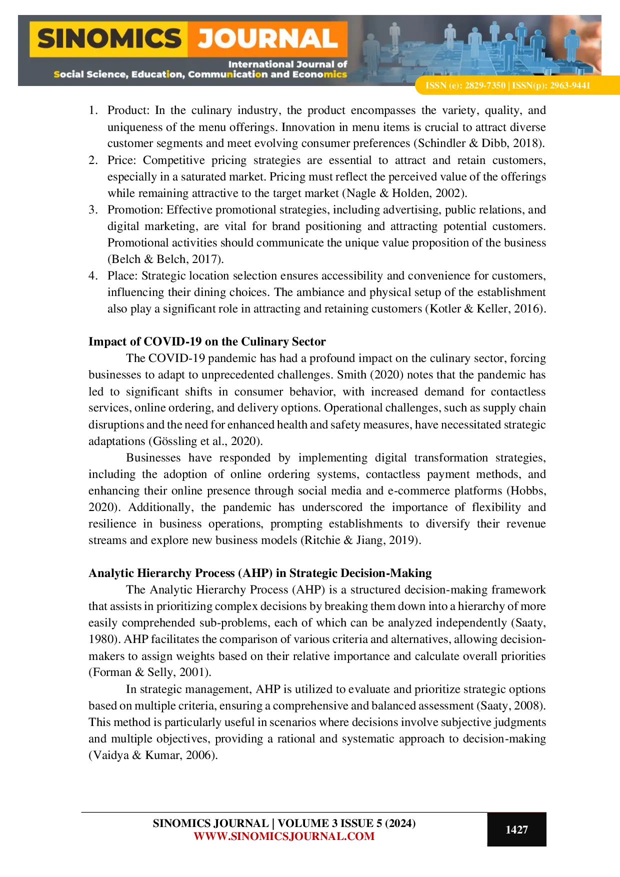 JURIS Analysis of Business Strategy of Ayang Beib Steak Cafe in Facing Market Competition During the Covid 19 Pandemic